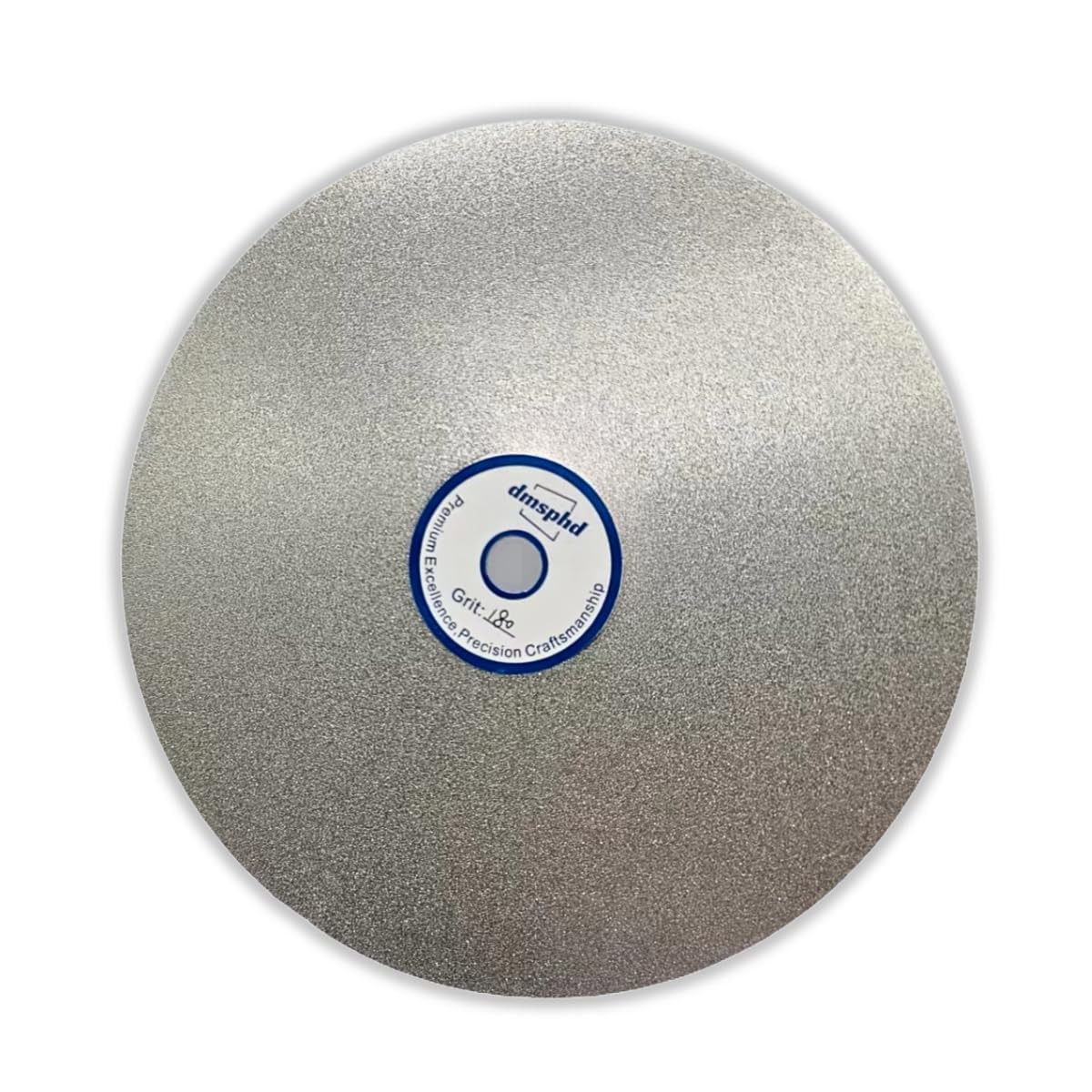 Diamond Flat Lap Disc, 10 Inch, 3000 Grit, 1 Inch Arbor, for Gemstone Glass Ceramics Grinding Polishing (3000 Grit)