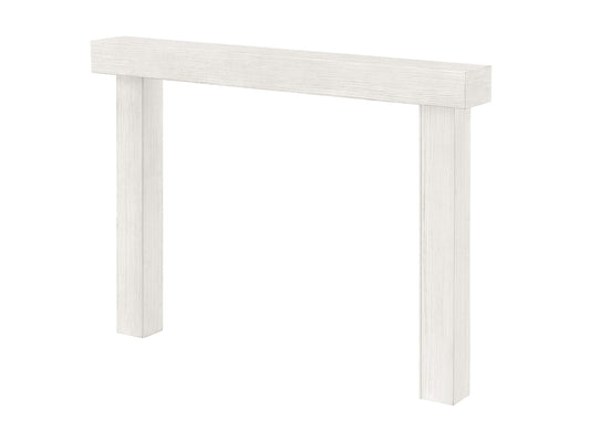 Pearl Mantels ARYB48S Non-Combustible Mantel Surround, Lightly Textured Salt Hand Applied Finish, Interior Opening 48" W x 42" H