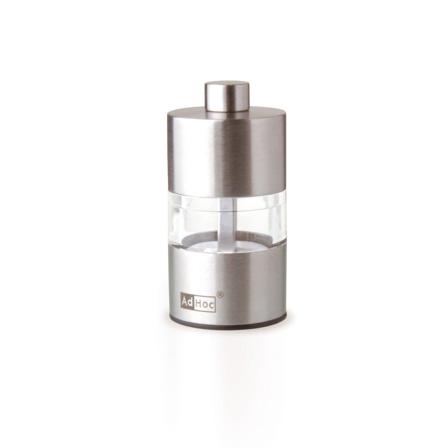 AdHoc Mini Salt & Pepper Mill - 2-in-1 Refillable Salt & Pepper Grinder Set - Features Adjustable Grinding Mechanism & Ceracut Ceramic Grinder