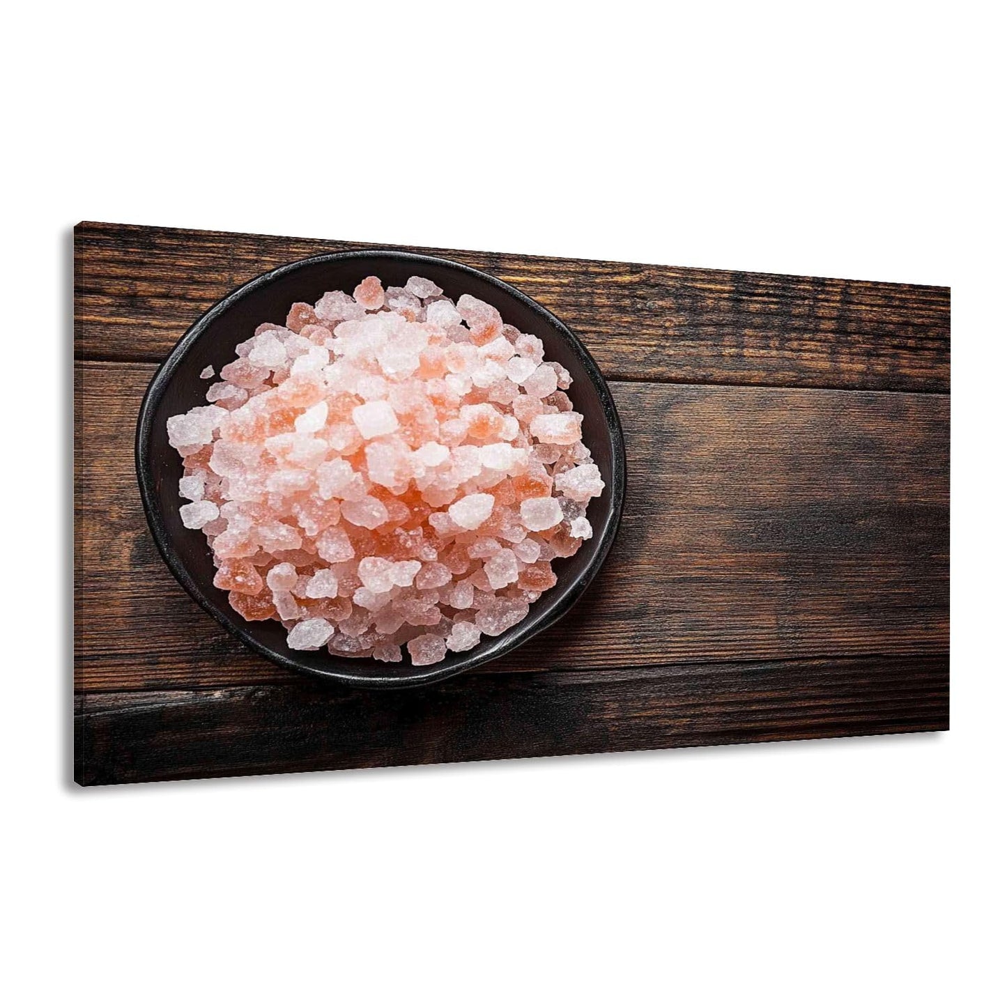 Canvas Wall Art Prints pink himalayan salt Large Framed Wall Art Painting Artwork Poster Hanging Home Decor for Living Room Office Bathroom 20"x40"