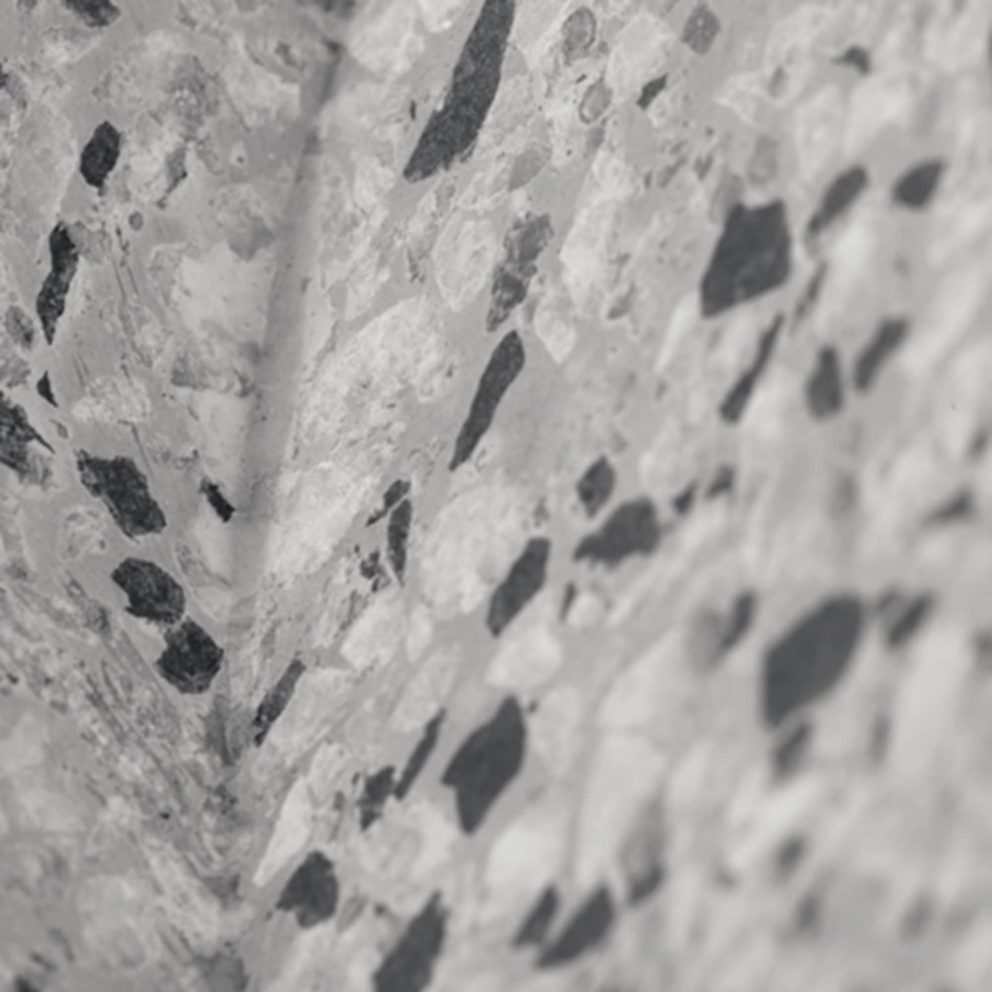 Signature Design by Ashley Setehen Round Cement Sculpture, White & Black Speckled