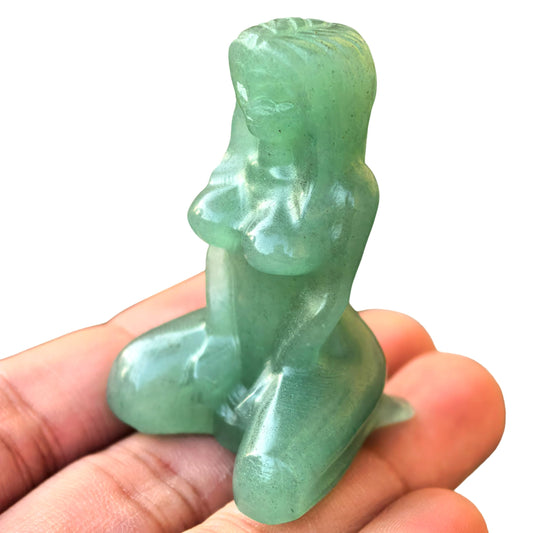 2" Aventurine Hand Carved Crystal Quartz Skull,Model Carving,Reiki Healing Crystal,Energy Crystal,Home Decor,Crystal Gifts 1piece (1 piece Aventurine)