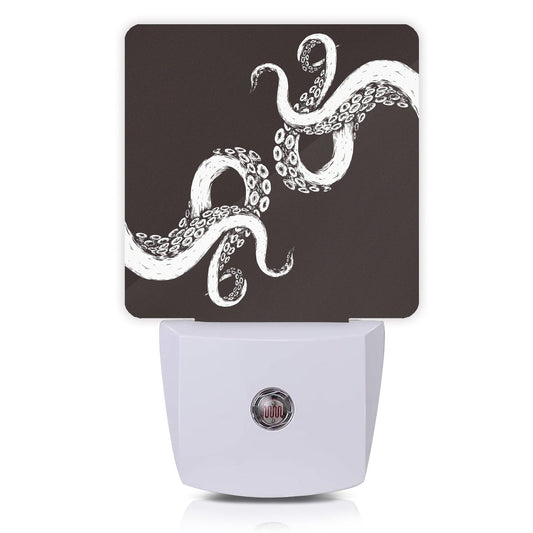 Smoaffly Octopus Night Light Plug-in LED Nightlights Auto Sensor Night Lamp Dusk-to-Dawn Lamp Home Decor for Nursery Children Girls Boys