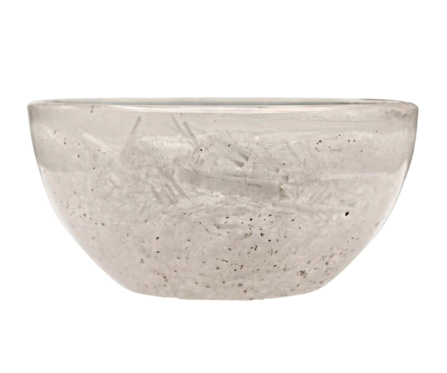 Amazing Gemstone Selenite Orgonite Orgone Crystal Gemstone Bowl - 4" Orgonite Selenite Crystal Bowl for Meditation, Crystals and Healing Stones Gift and Protection