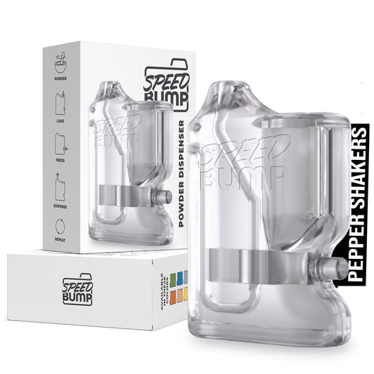 Portable Pepper Shaker (Clear) - Versatile Seasoning Set, Multi Functional Salt Dispenser Spice Shakers for Easy Use - Convenient & Durable Plastic Salt and Pepper Dispenser for Fine Spices