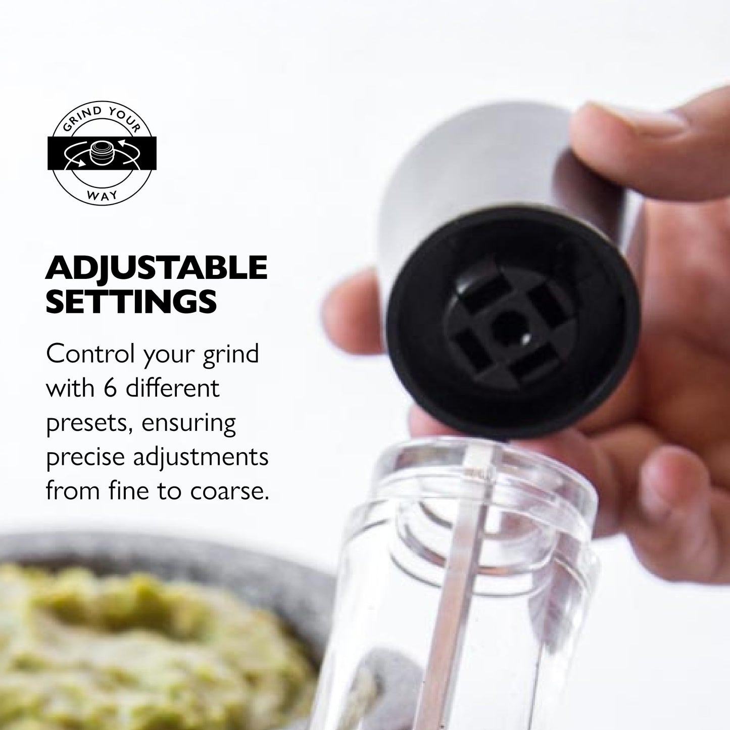 COLE & MASON Derwent Pepper Grinder - Gunmetal Mill Includes Gourmet Precision Mechanism and Premium Peppercorns