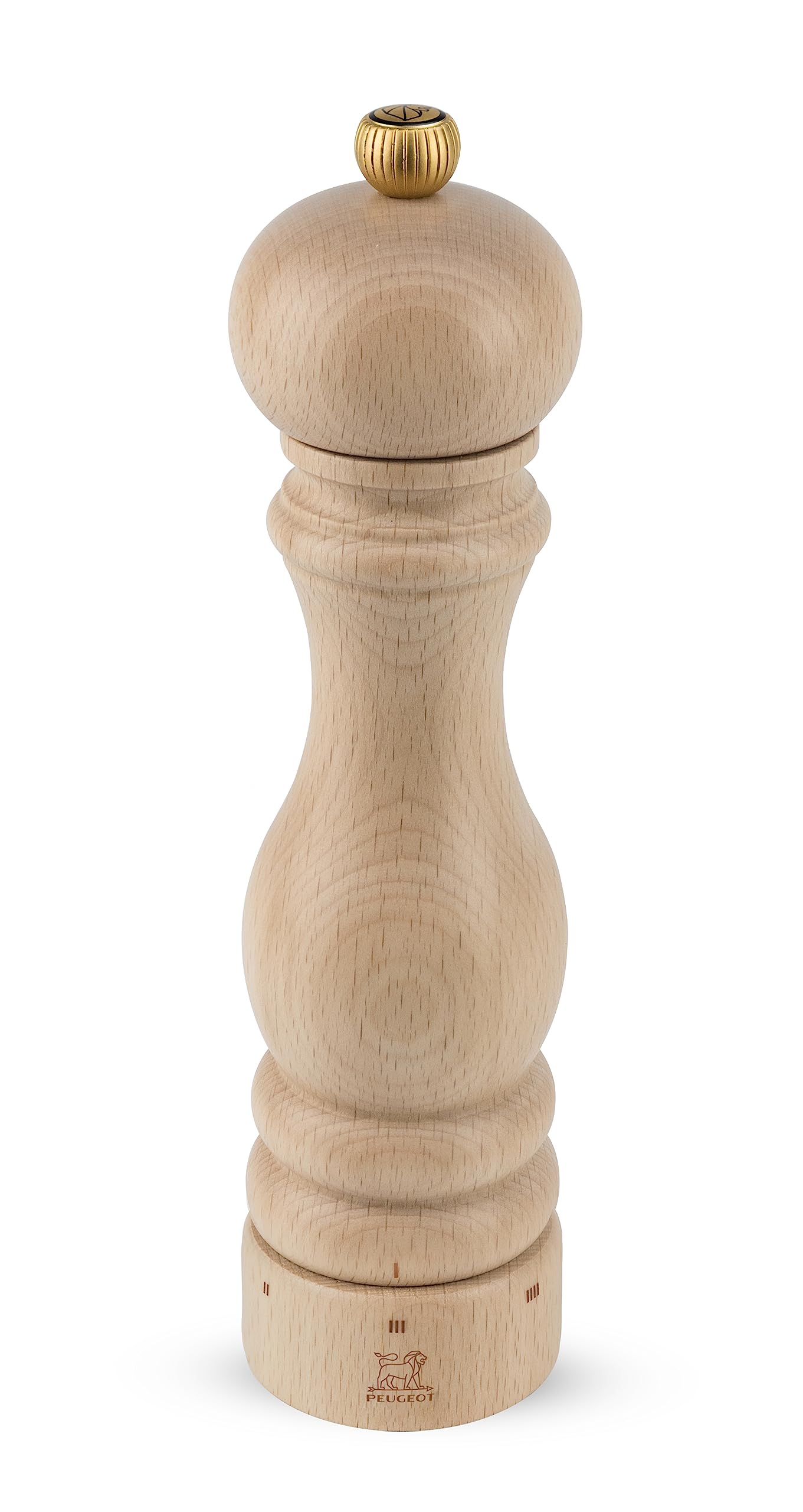 u'Select manual pepper mill in natural wood, 22 cm