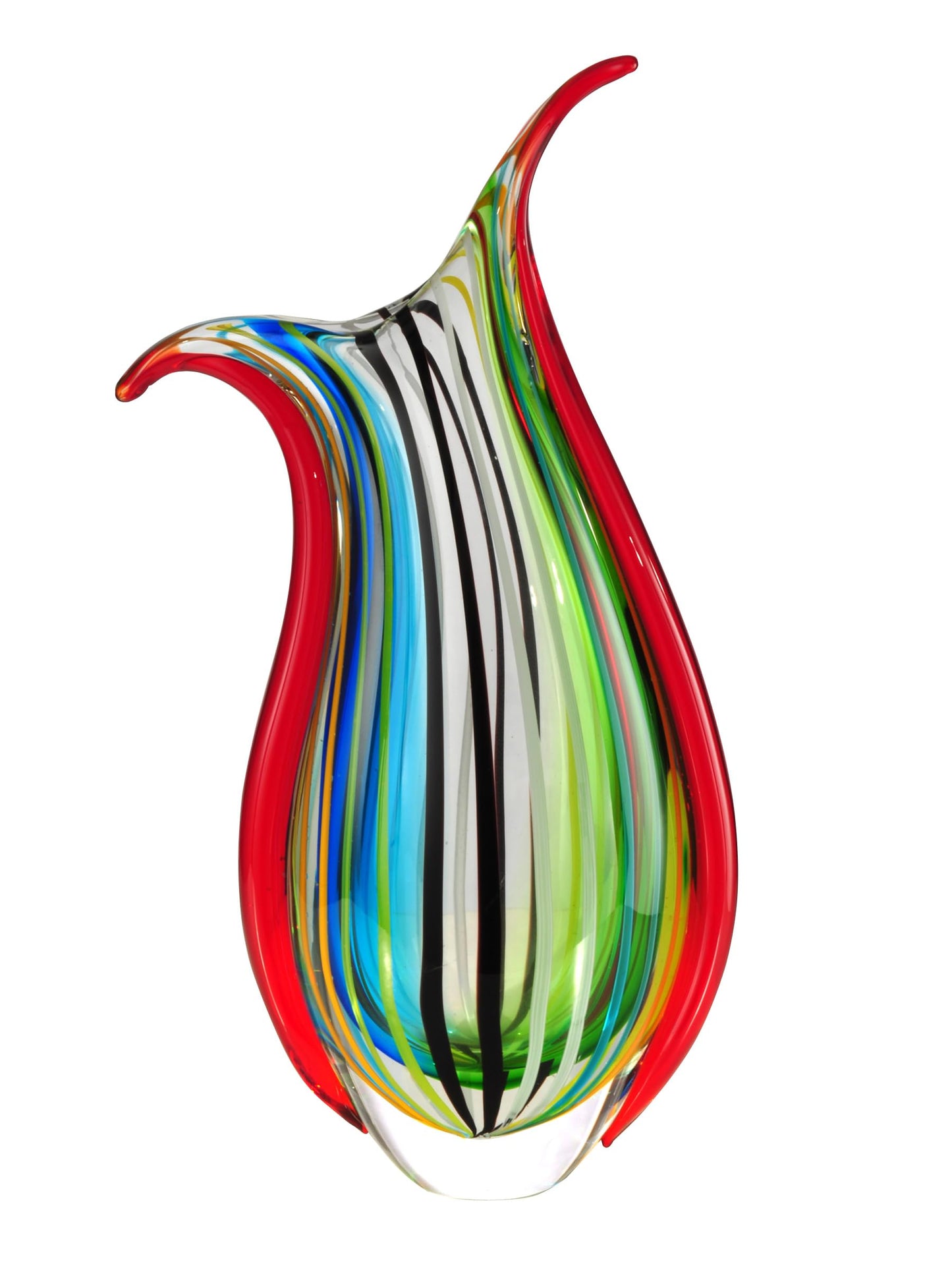 Dale Tiffany Art Glass Vase from Cambay Collection, Multicolor