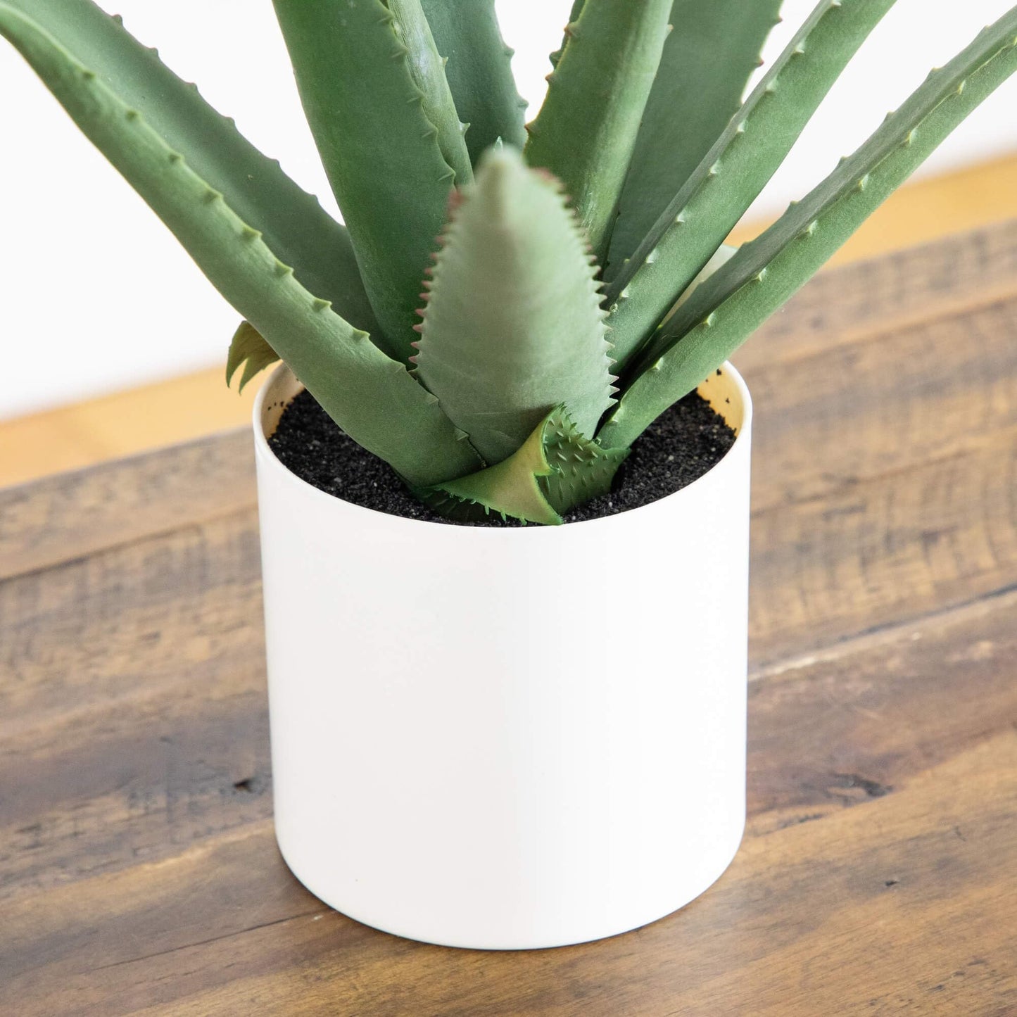 Nearly Natural 17.5in Artificial Agave Plant - Realistic Desert Decor for Home - Minimal Maintenance