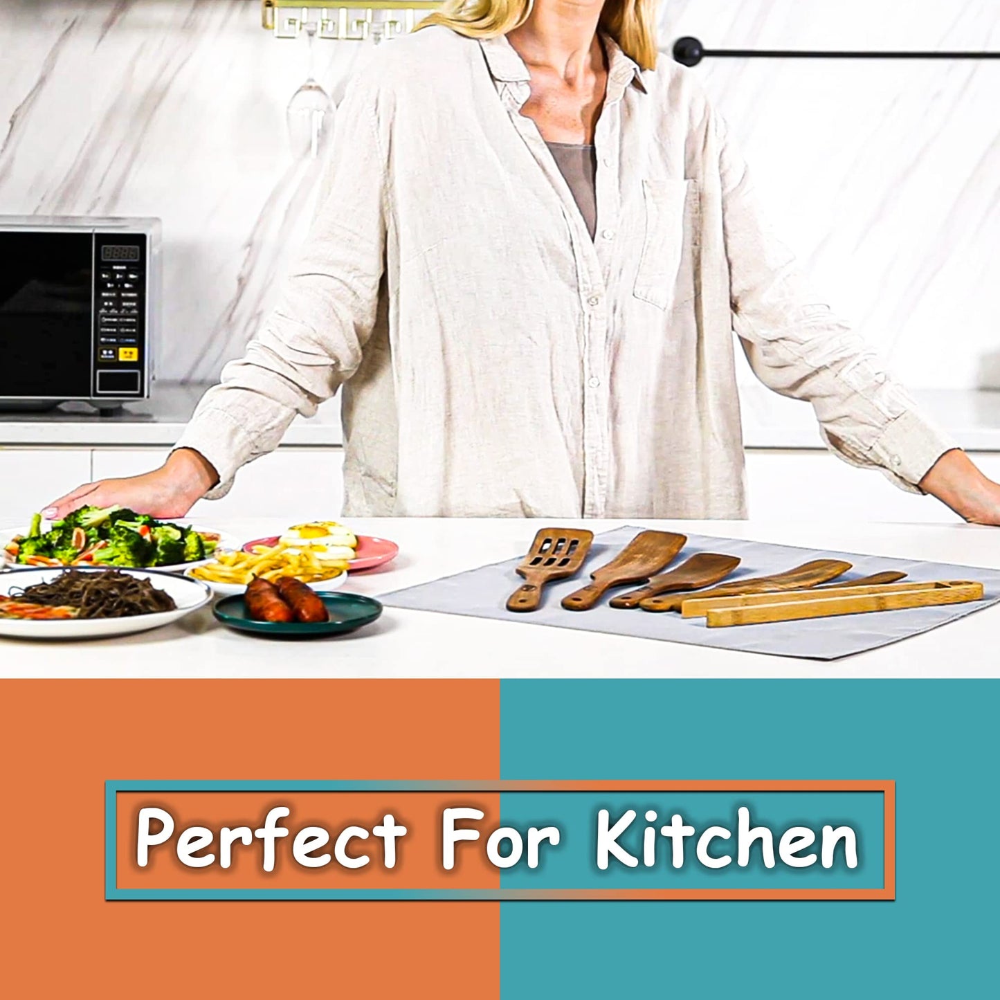 Stirguru Set Of 5 Wooden Spurtle Set + 1 Toaster Tong To Stir And Serve Like A Whiz - Spurtles Kitchen Tools Wooden. Handy For Chef De Cuisine. Acacia Wood Spatula Spurtles Kitchen Tools As Seen On Tv