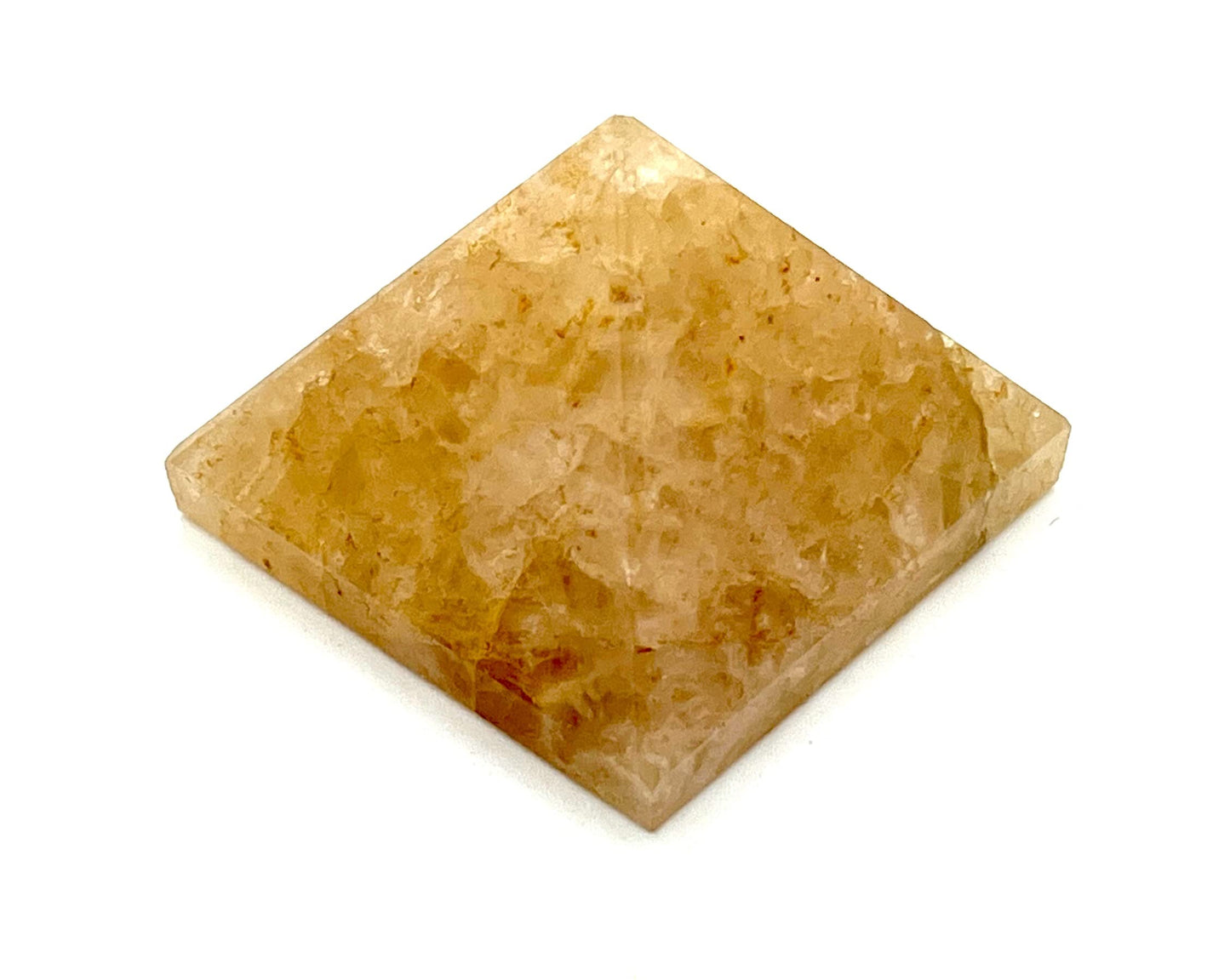 Yellow Quartz Pyramid 2 Inch – Scorpio Gemstone Solar Plexus Chakra