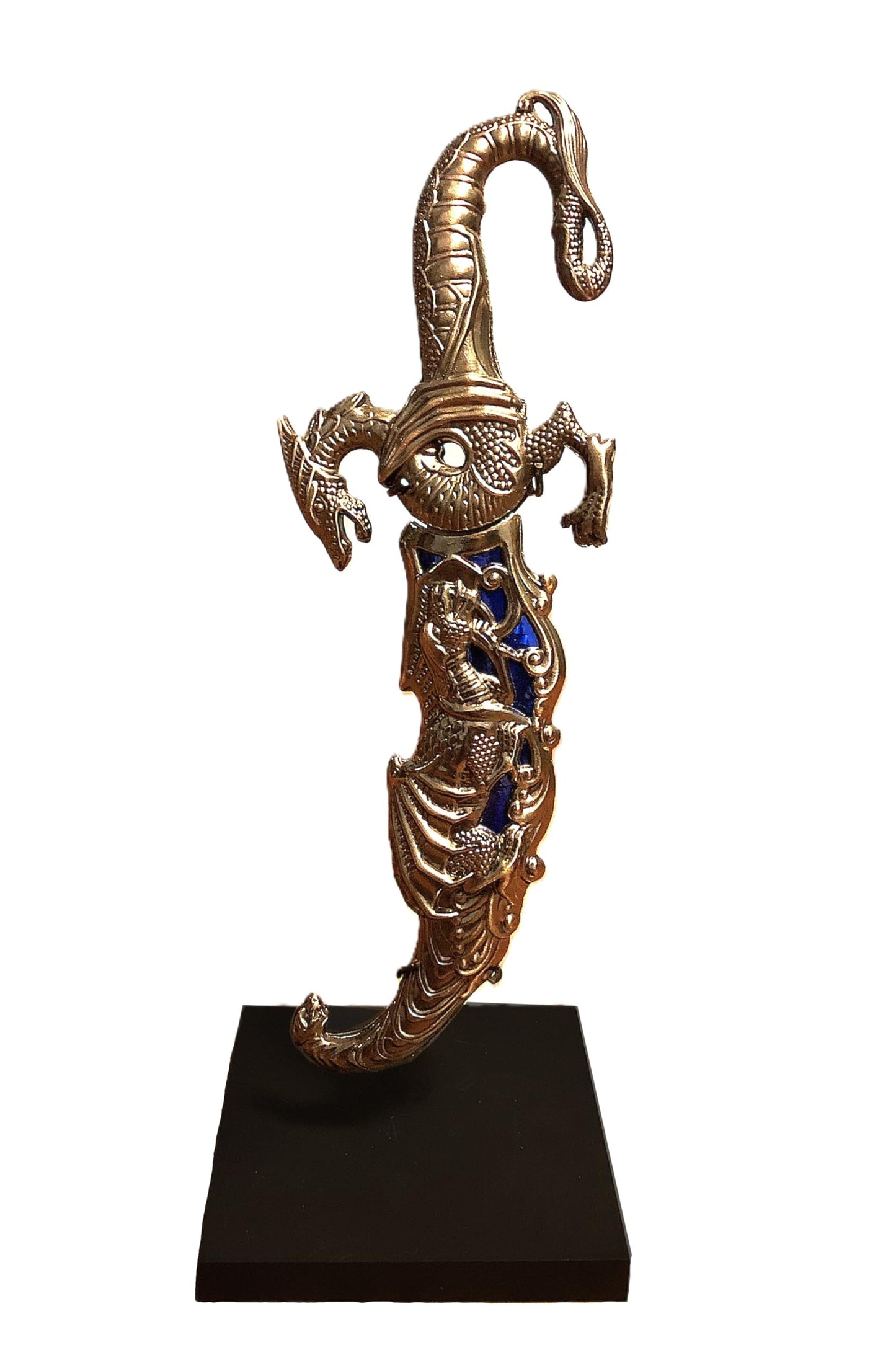 Clearco Artifact multi purpose display stand for collectibles, art objects, ceremonial dagger, decorative knife, dolls, celt, statue, or artifacts for collections, exhibits and shows