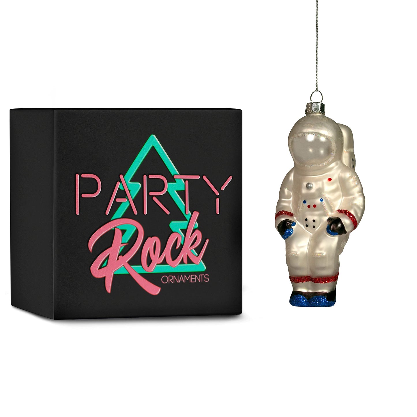 Party Rock Ornaments - Space Bundle - Glass Blown Ornaments for Christmas Tree