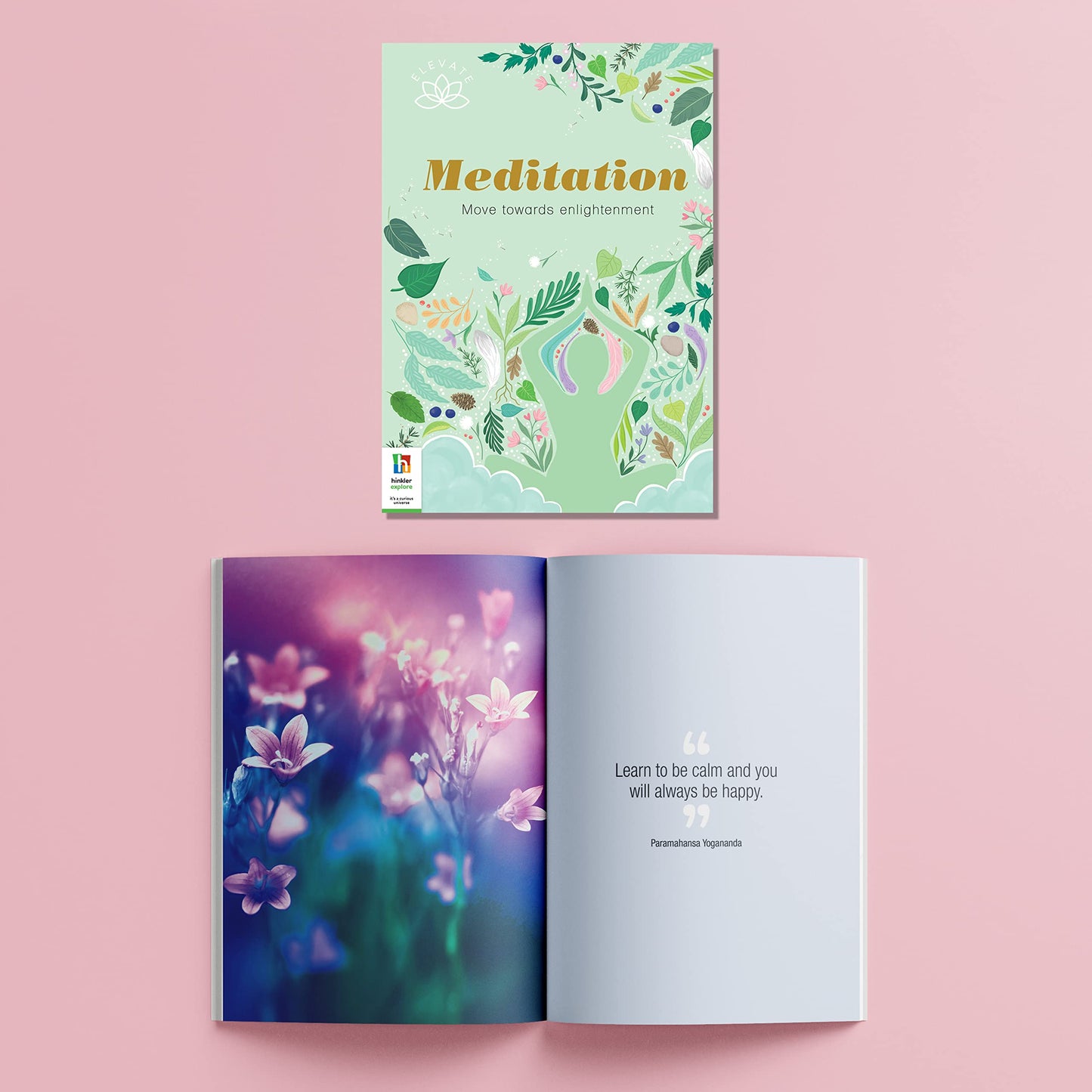 Hinkler Elevate - Meditation Kit - Mindfulness Tools for Adults - Mental Health and Self Care Essentials - Meditation Aid - Finger Labyrinth - Adult Hobbies - Stress Relief and Relaxation Guide