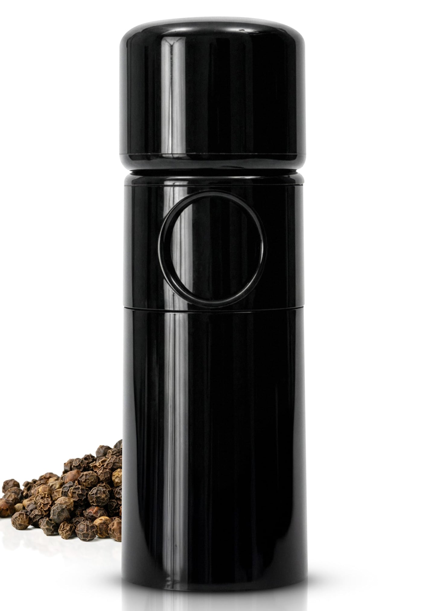 MAGNUM Pepper Mill, Unicorn by TRE SPADE,Premium Manual Pepper Grinder with Steel Burrs, Side-Loading Refill, Adjustable Coarseness, High-Capacity Output, ABS Plastic, 6 Inch Small Size, Made in Italy