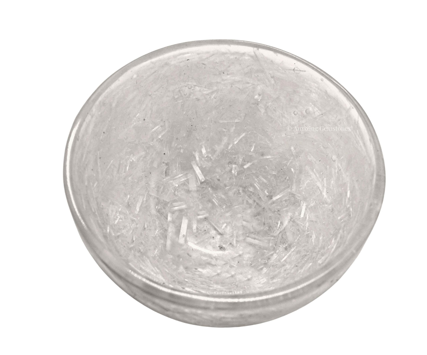 Amazing Gemstone Selenite Orgonite Orgone Crystal Gemstone Bowl - 4" Orgonite Selenite Crystal Bowl for Meditation, Crystals and Healing Stones Gift and Protection