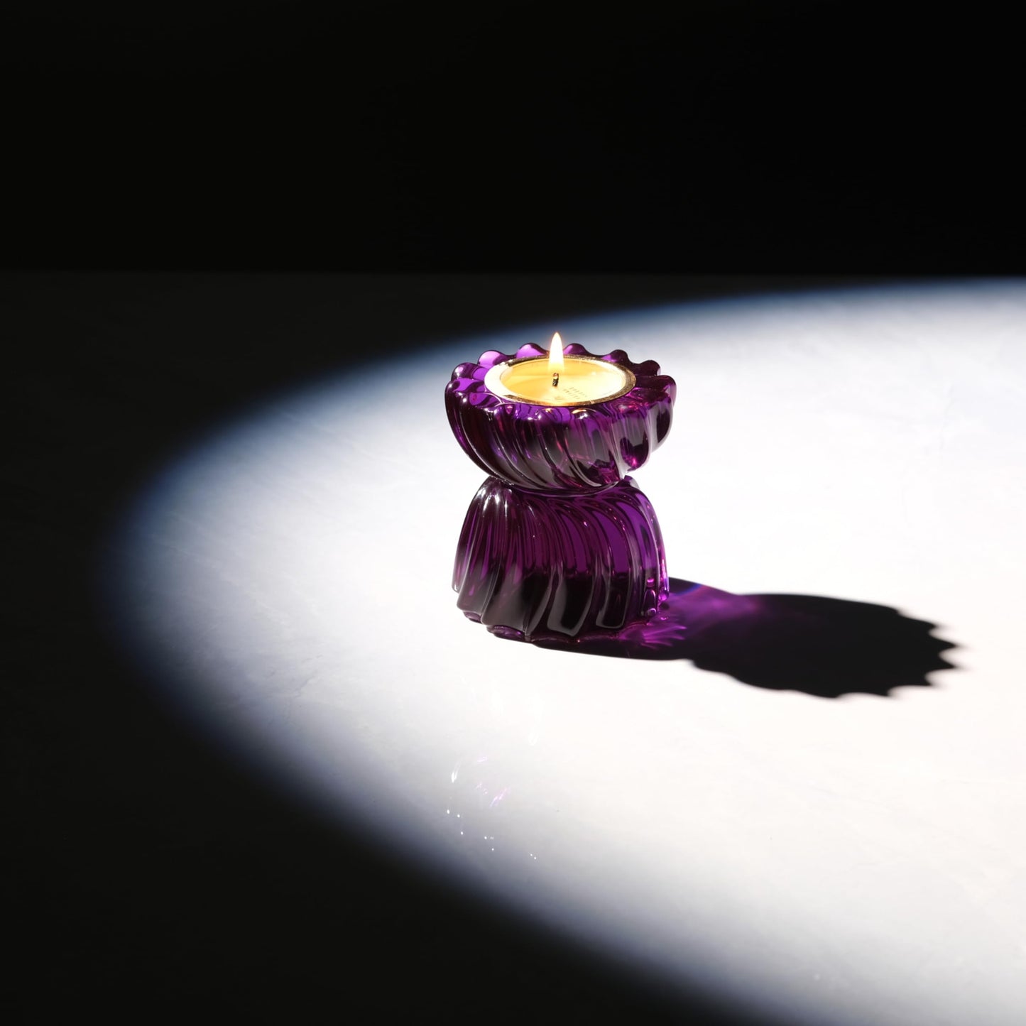 ICNBUYS Twizzle Twist Tealight Holder, Decorative Tealight Candle Holder for Table Display, Romantic Decoration, Unique Home Décor Aesthetic, Housewarming Gift, Spiral Sculpture Diwali Tea Light Stand