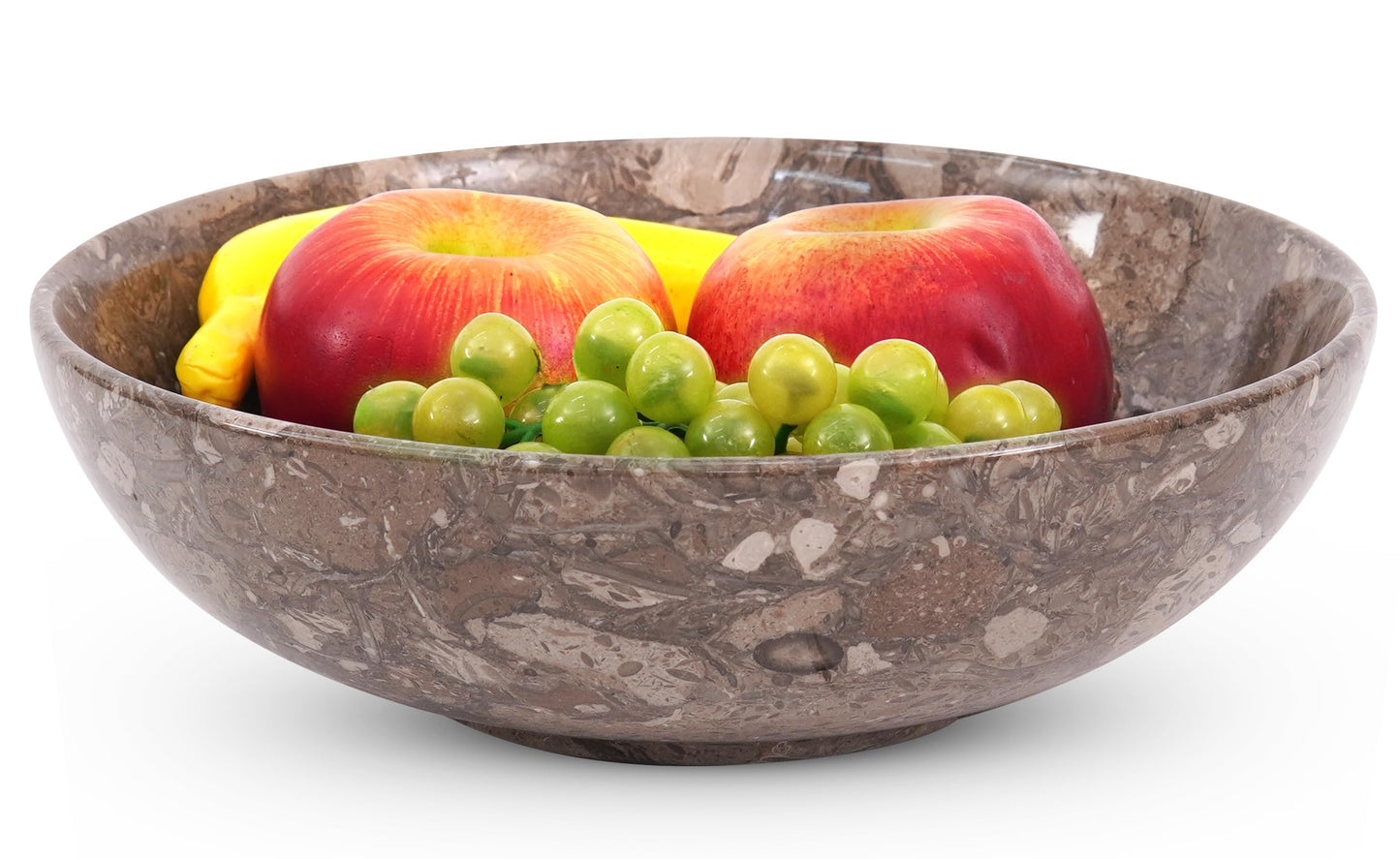 Radicaln Marble Fruit Bowl 10" Inches Oceanic Handmade Decorative Bowl For Kitchen Table, Ideal Key Holder, Candy Dish and Fruit Bowl For Kitchen Countertop