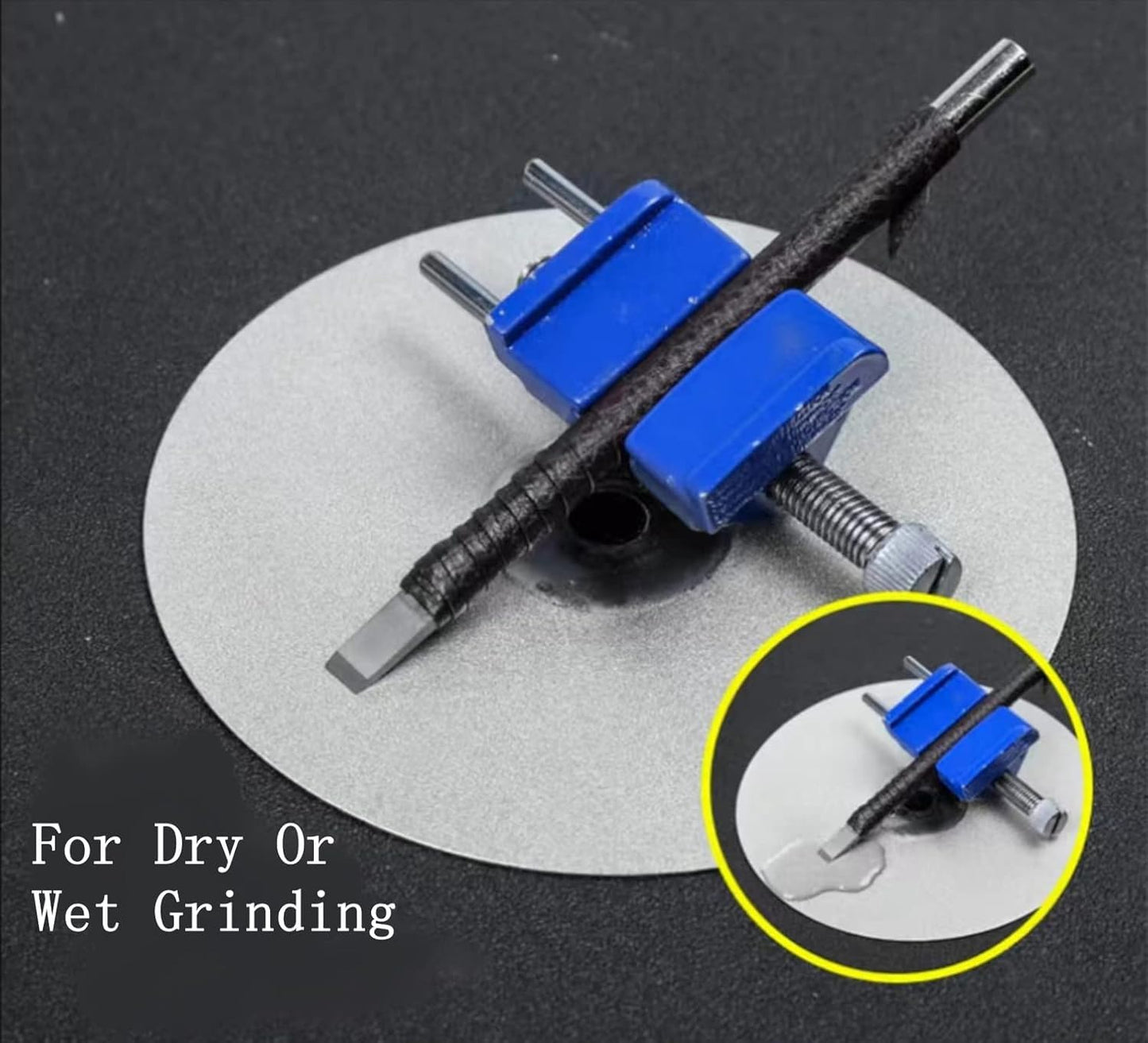 Diamond Polishing Disc Set 9 PCS, ENLAYER 6Inch Diamond Flat Lap 100/200/320/500/600/800/1200/2000/3000 Grit Wheel Lapping Grinding Disc Tool for Cutting or Sanding Stone and Glass