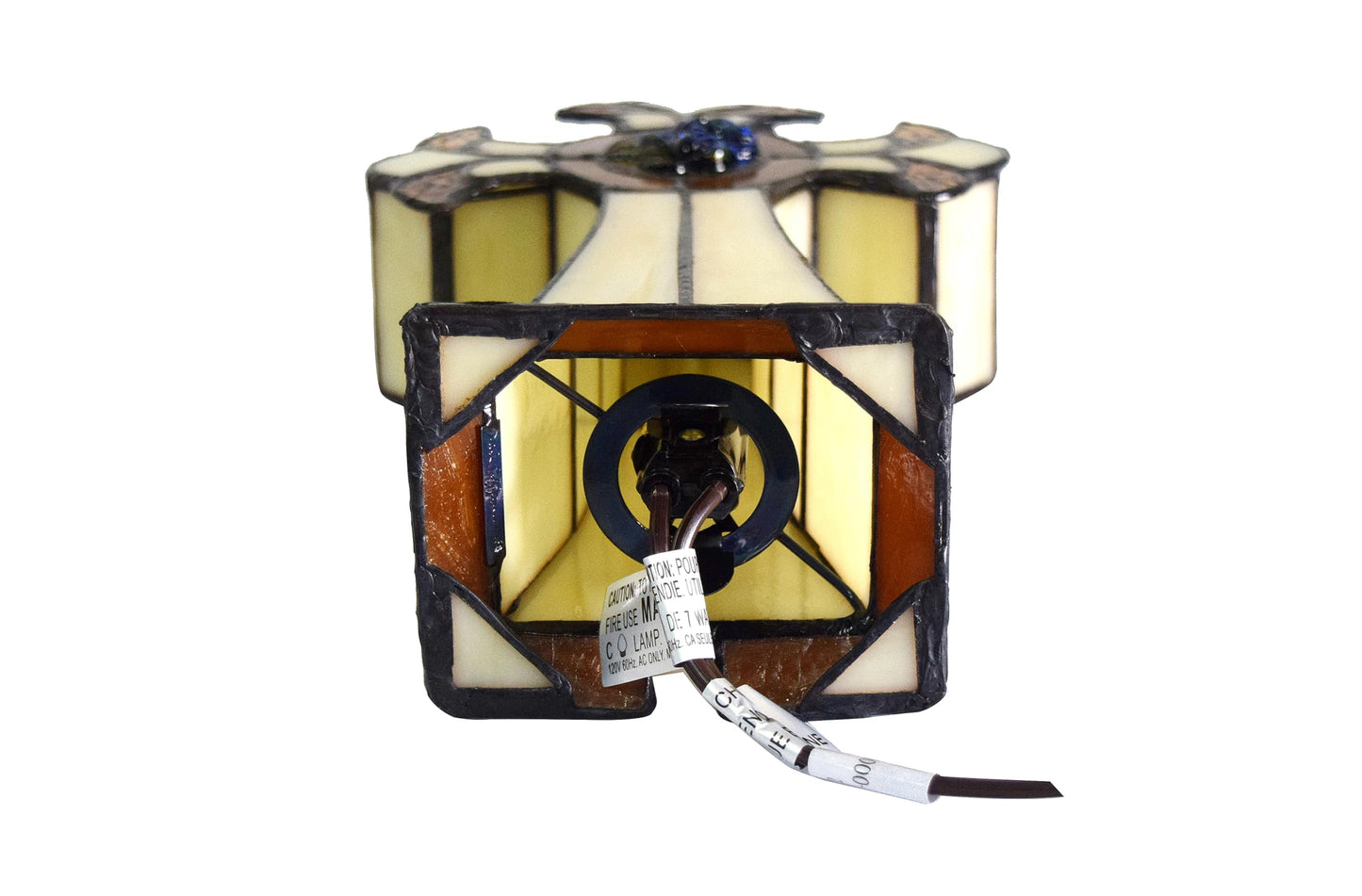 Dale Tiffany STA16122 Cross Accent Table Lamp, Amber
