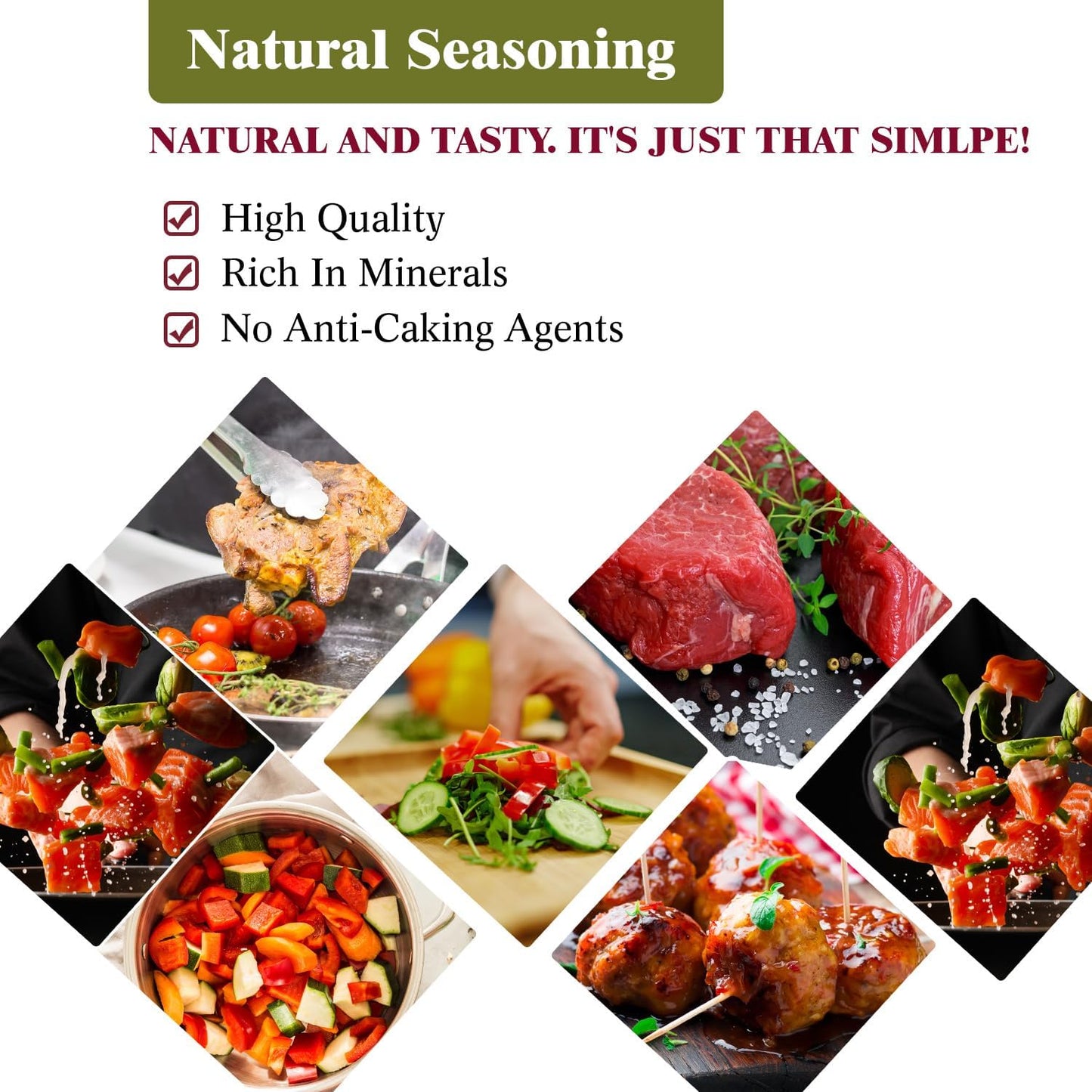 Himalayan Chef Pink Salt Coarse for Grinder Refills - 5 lbs 100% Natural Enriched with 84 Essential Minerals, Certified Pink Salt