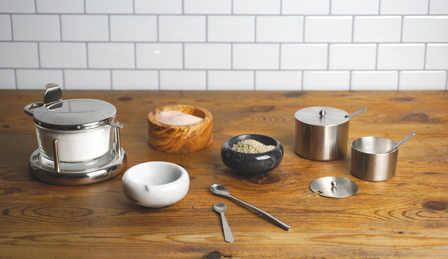 RSVP Stainless Steel Endurance Salt Server with Spoon