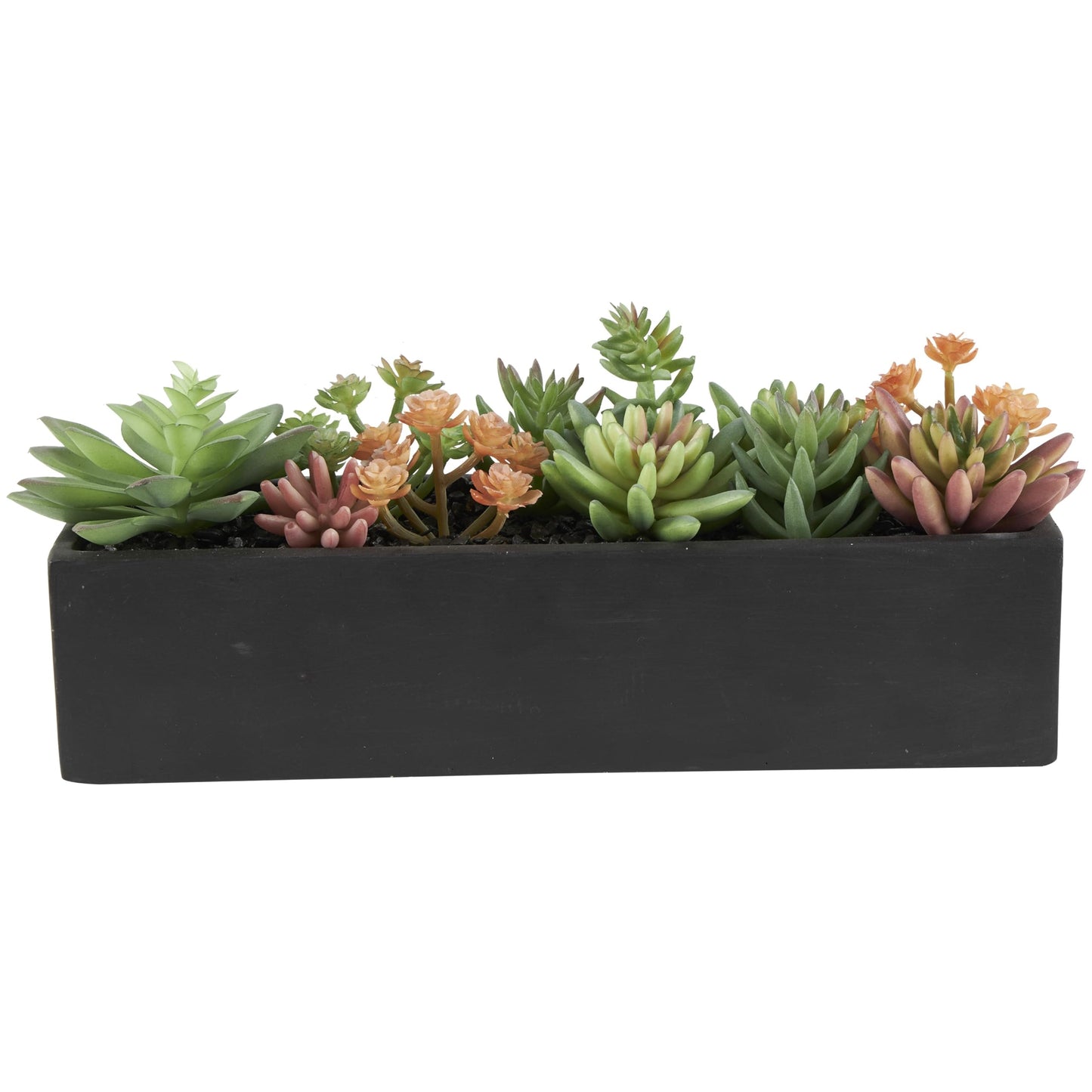 Deco 79 Faux Foliage Succulent Artificial Foliage, 13" x 4" x 5", Green