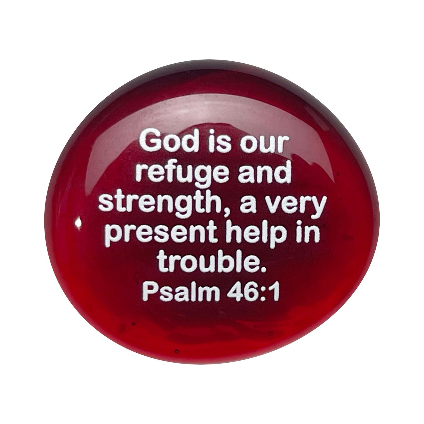 Scripture Glass Stones,Six of Your Favorite Inspiring Bible Verses on Translucent and Opaque Rocks Packaged in a Gift Box, by Lifeforce Glass. Set II