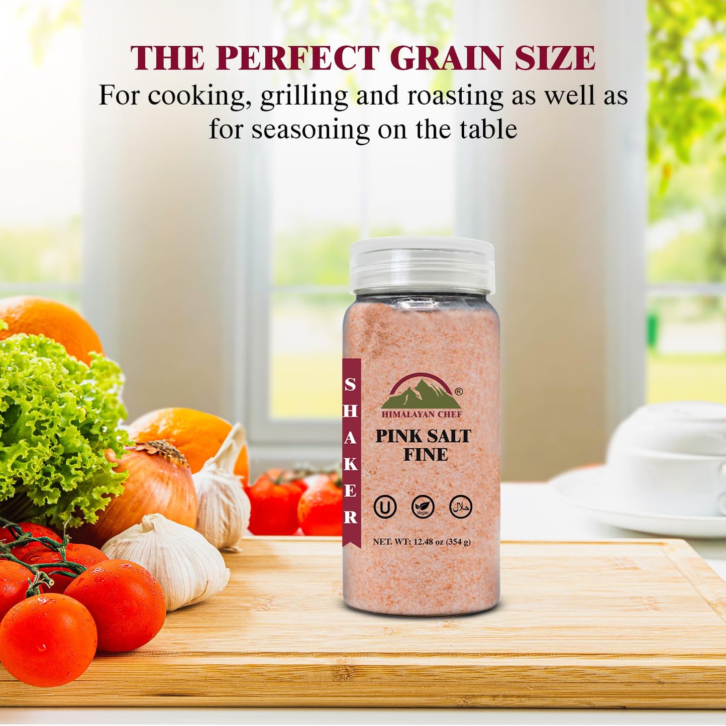 Himalayan Chef Pink Salt Shaker-12.50 oz