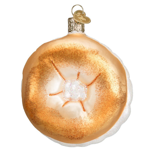 Old World Christmas Ornaments: Bagel Glass Blown Ornaments for Christmas Tree (32221)