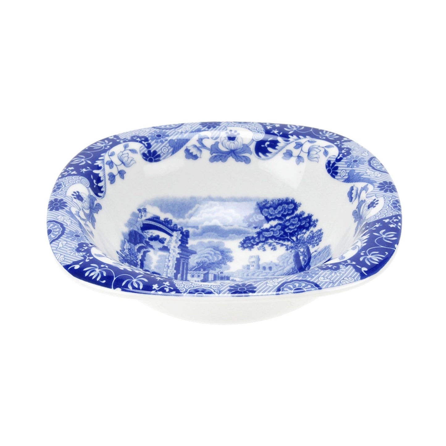 Spode – Blue Italian Blue Italian Dip Dish – BlueWhite
