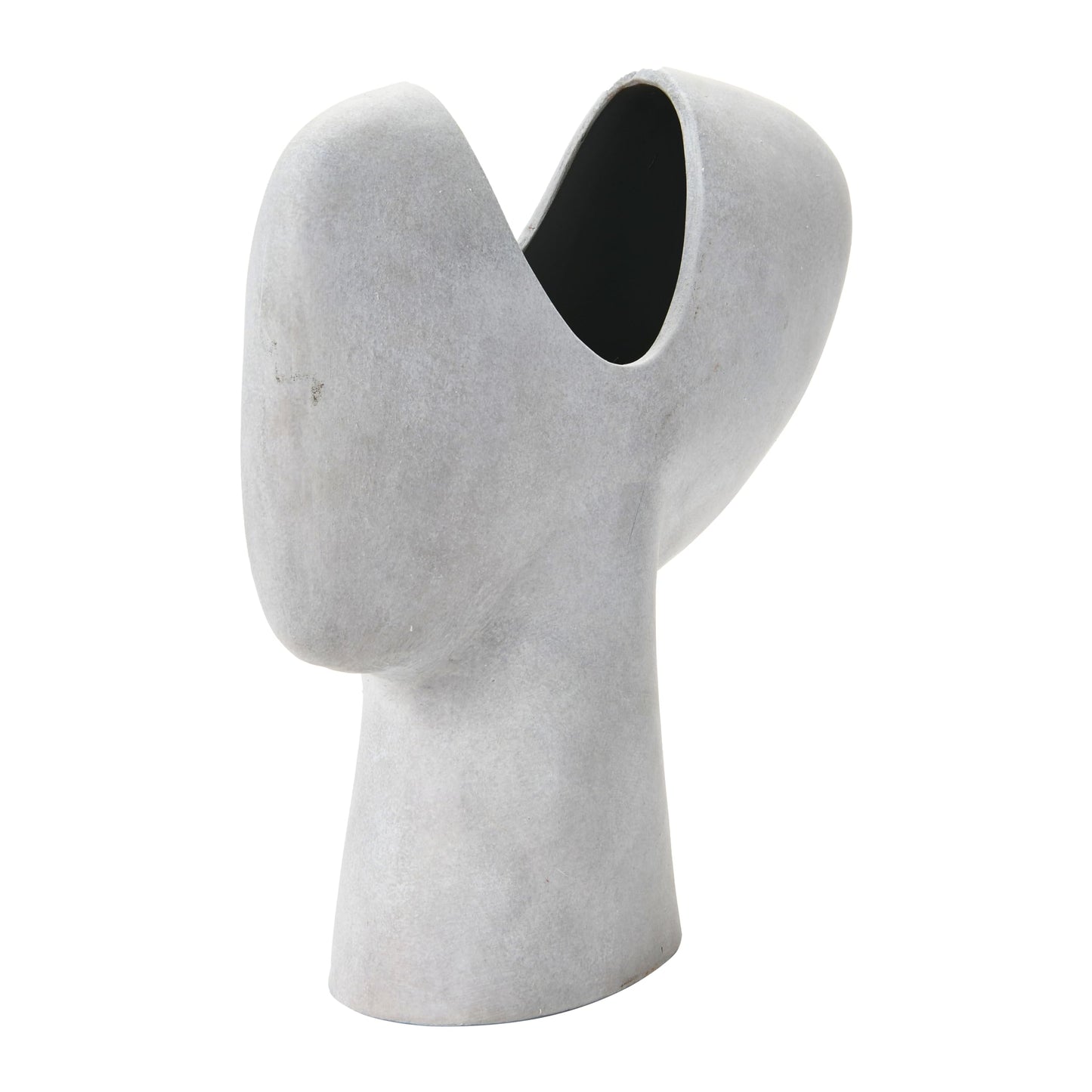Bloomingville Modern Terracotta Abstract Vase, Grey