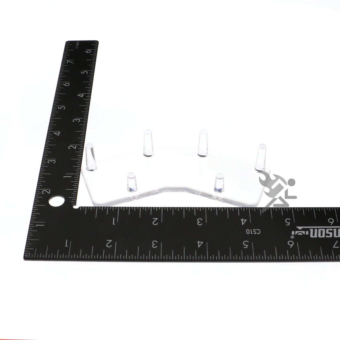 OnFireGuy 4.5" Paired 3-Peg Display Stand for Minerals Fossils and Geode Specimens, Qty: 1