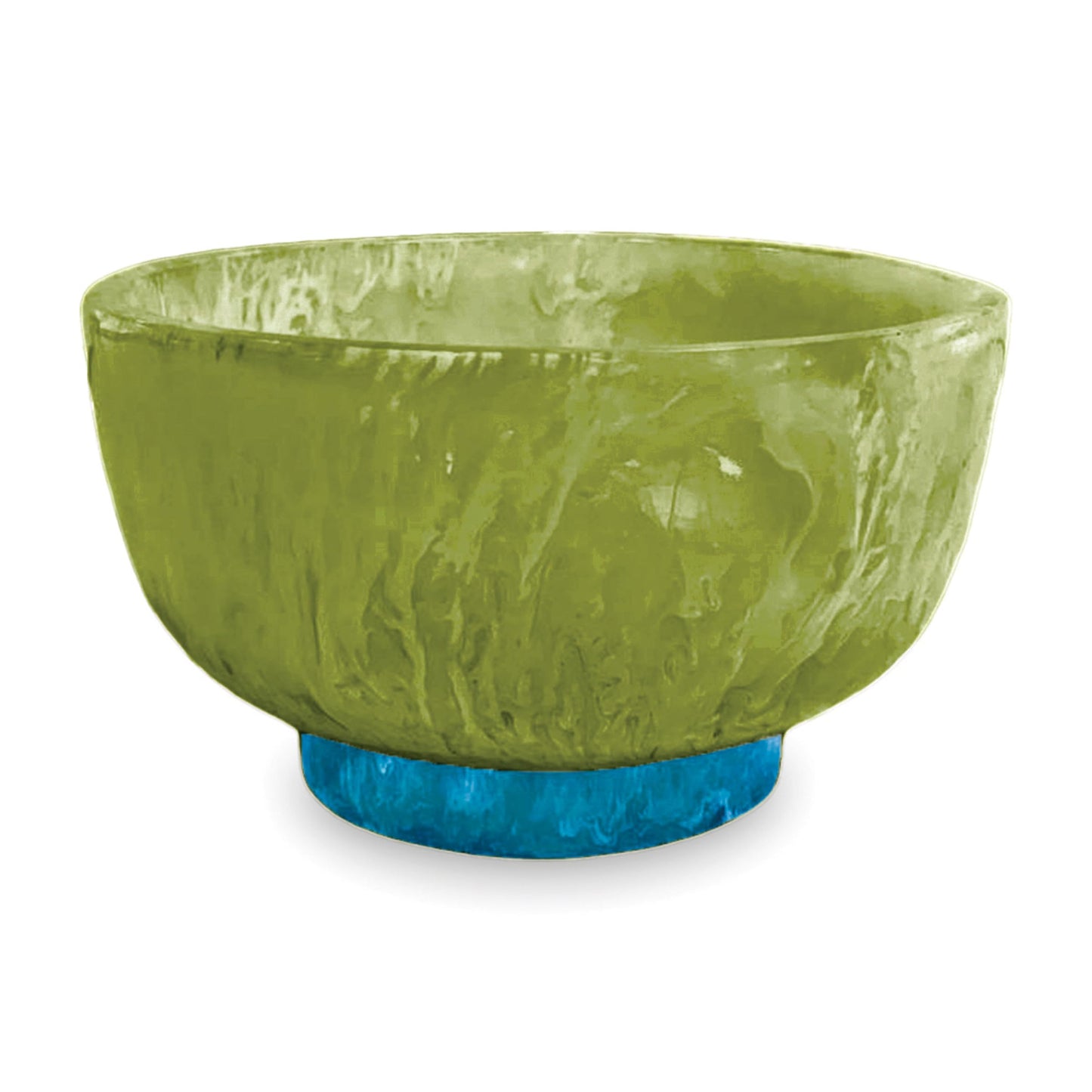 Beatriz Ball RESIN Rio Small Bowl with Base - Green and Blue