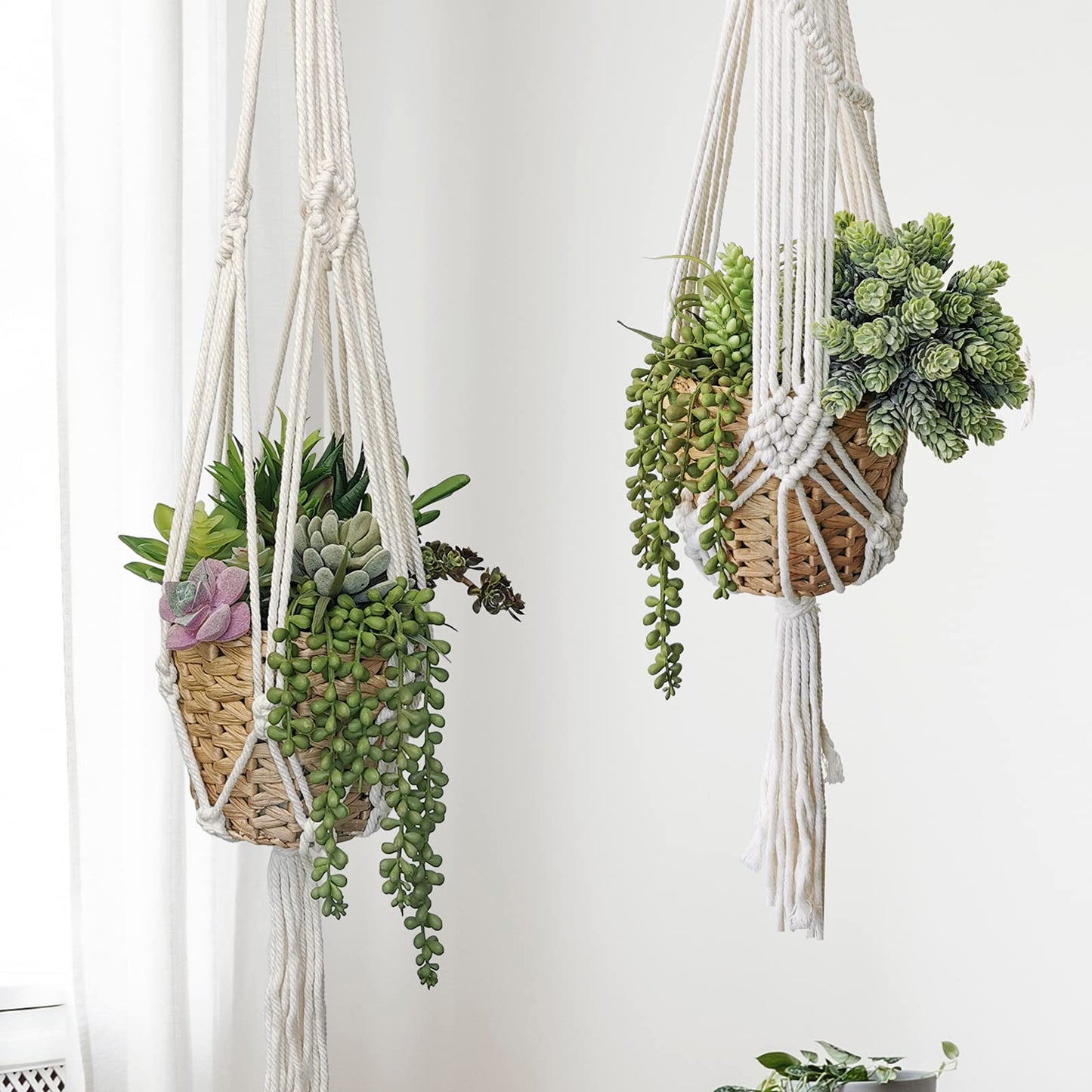 Winlyn 22 Pcs Bulk Artificial Succulents Plants Unpotted Small Aloe Hanging String of Pearls Cactus Green Fake Succulents for Succulent Garden Arrangement Centerpiece Wall Indoor Outdoor Home Decor
