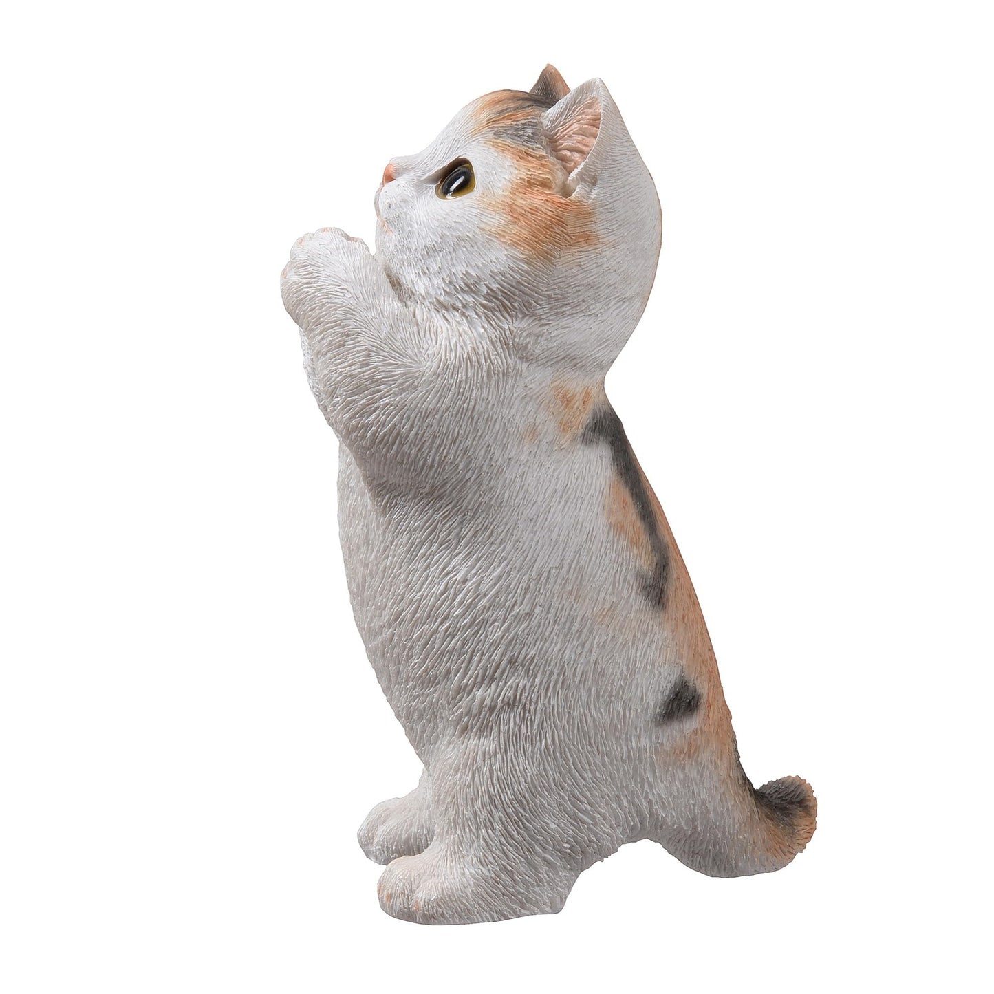 HI-LINE 7" H Calico Cat Kitten Statue Praying