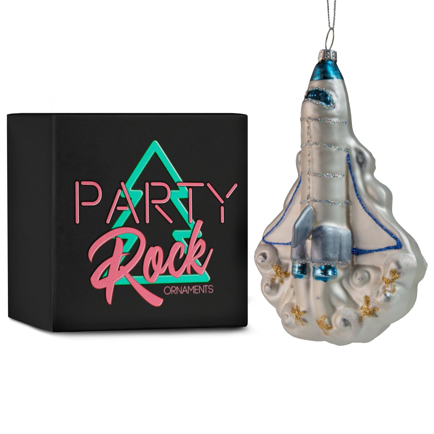 Party Rock Ornaments - Space Bundle - Glass Blown Ornaments for Christmas Tree