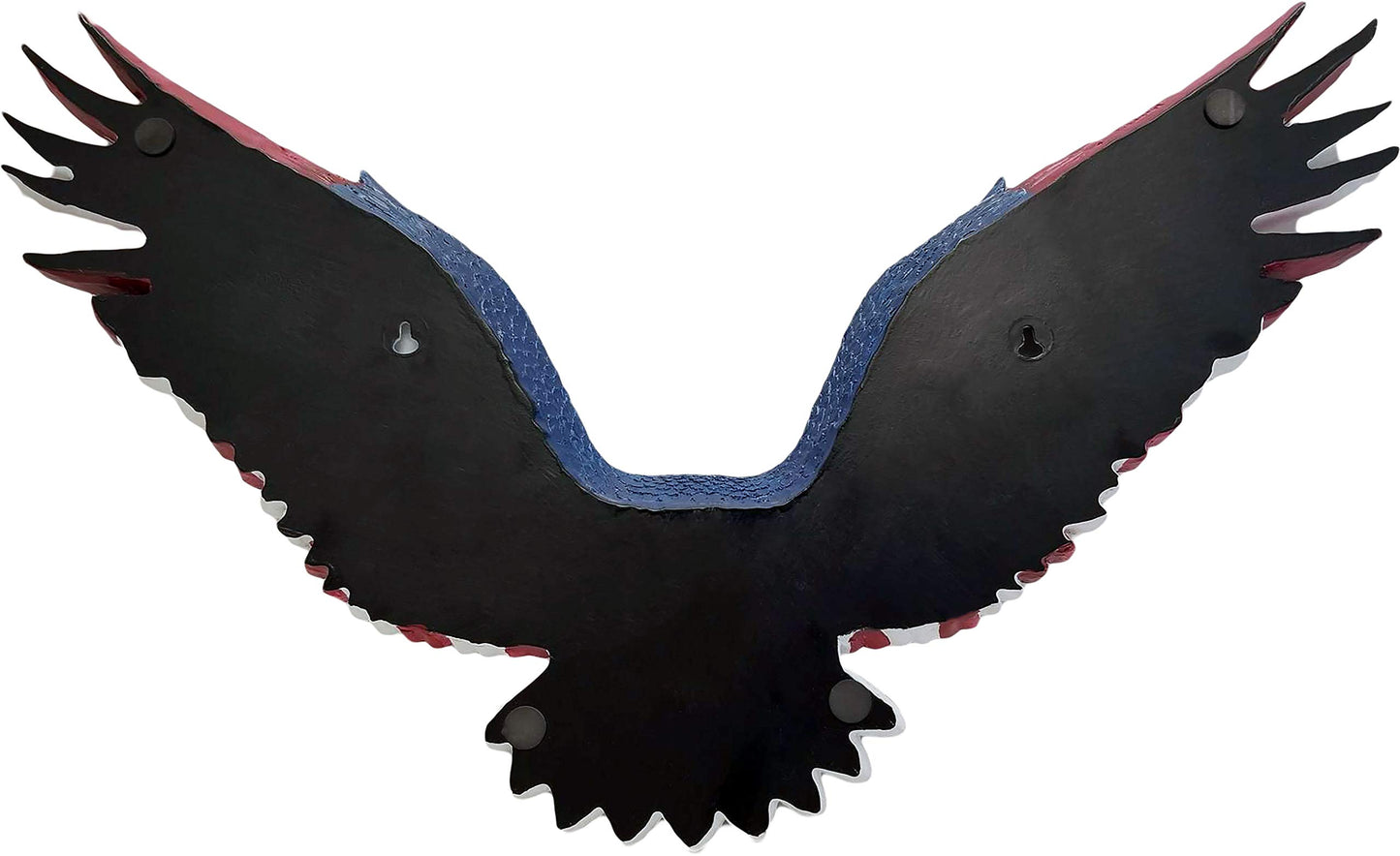 DWK Bald Eagle American Flag Patriotic Large Wall Sculpture | Americana Decorations Eagle Statue - 21"
