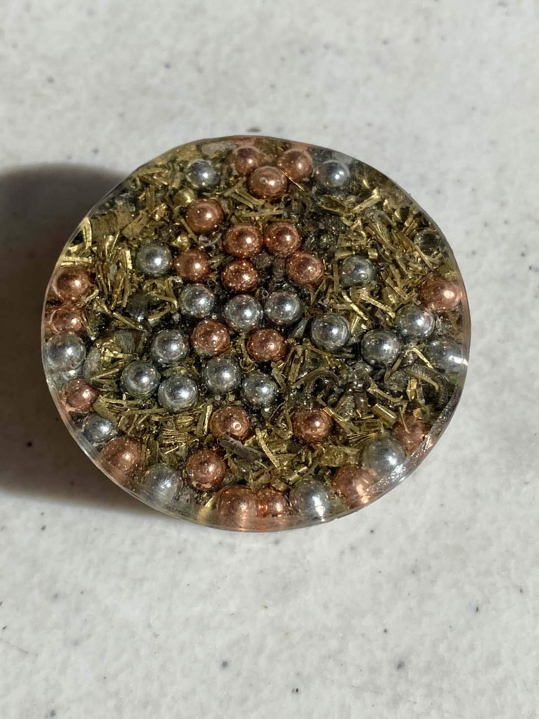 Himalayan Pink Salt Single Crystal Small Tower Buster Orgone Generator Energy Accumulator PERFECT GIFTING TOOL! Orgonite Many Beautiful Ingredients!(Salt Himalayan Pink)