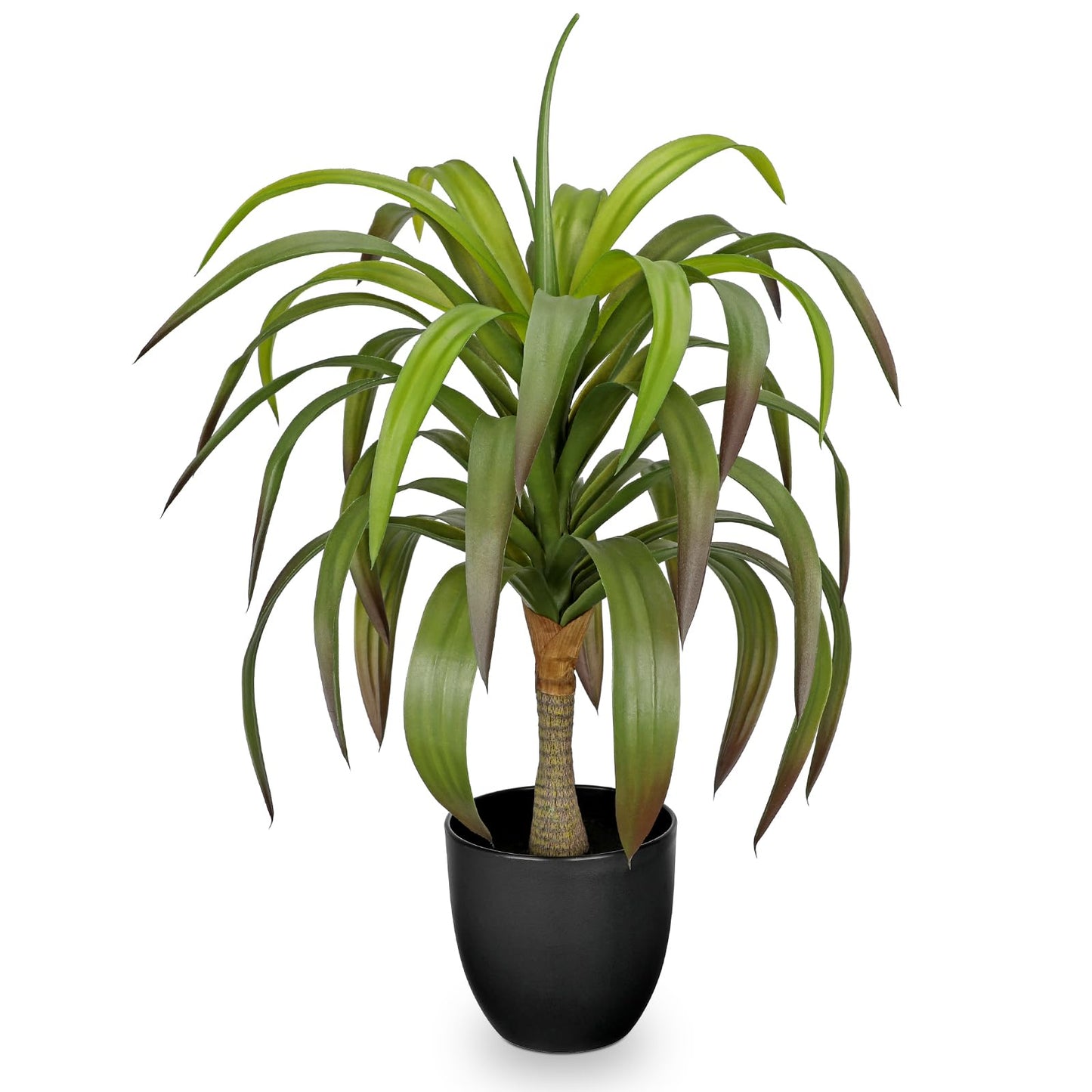 Briful Fake Agave Plant 22in Artificial Agave Potted Plant Fake Outdoor Plants for Home Office Living Room Bedroom Kitchen Table Decor