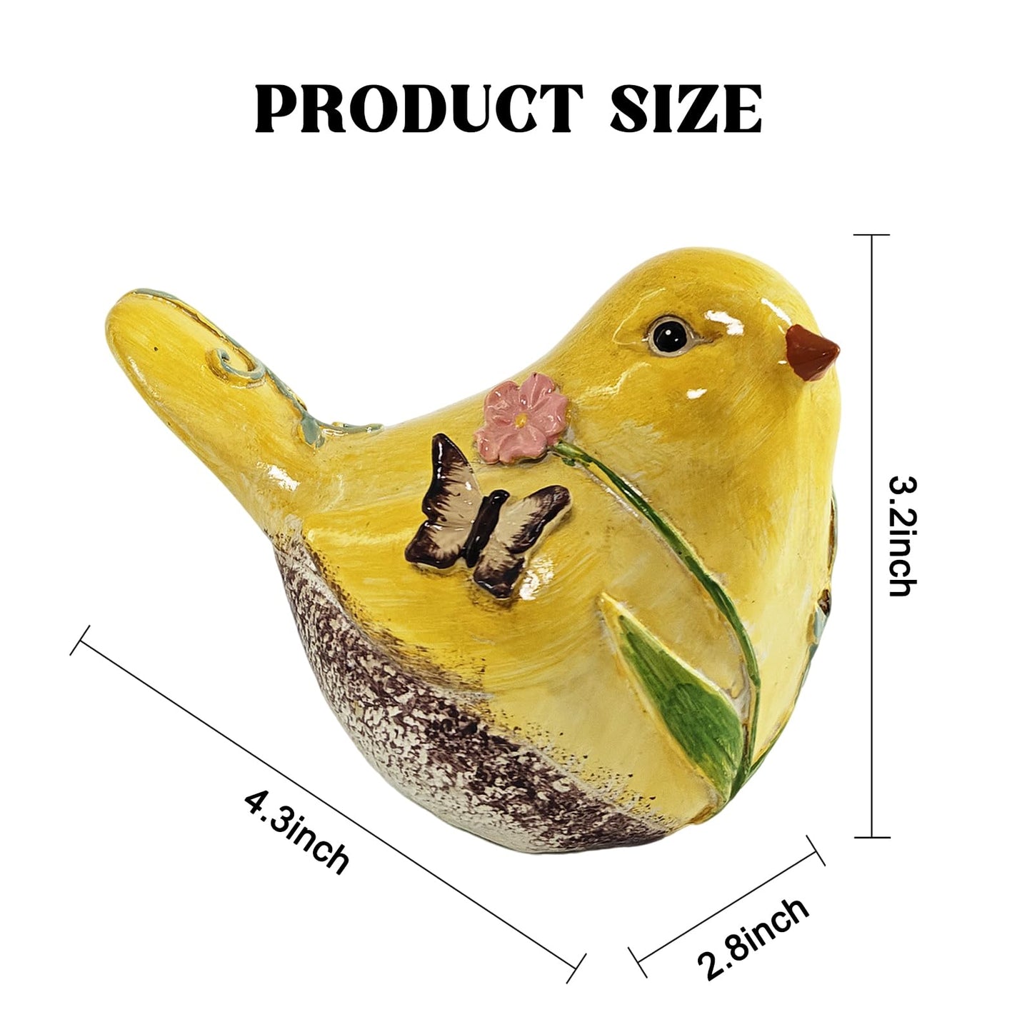 AWAIOY Bird Figurines for Home Decor, Resin Statue Gifts for Bird Lovers