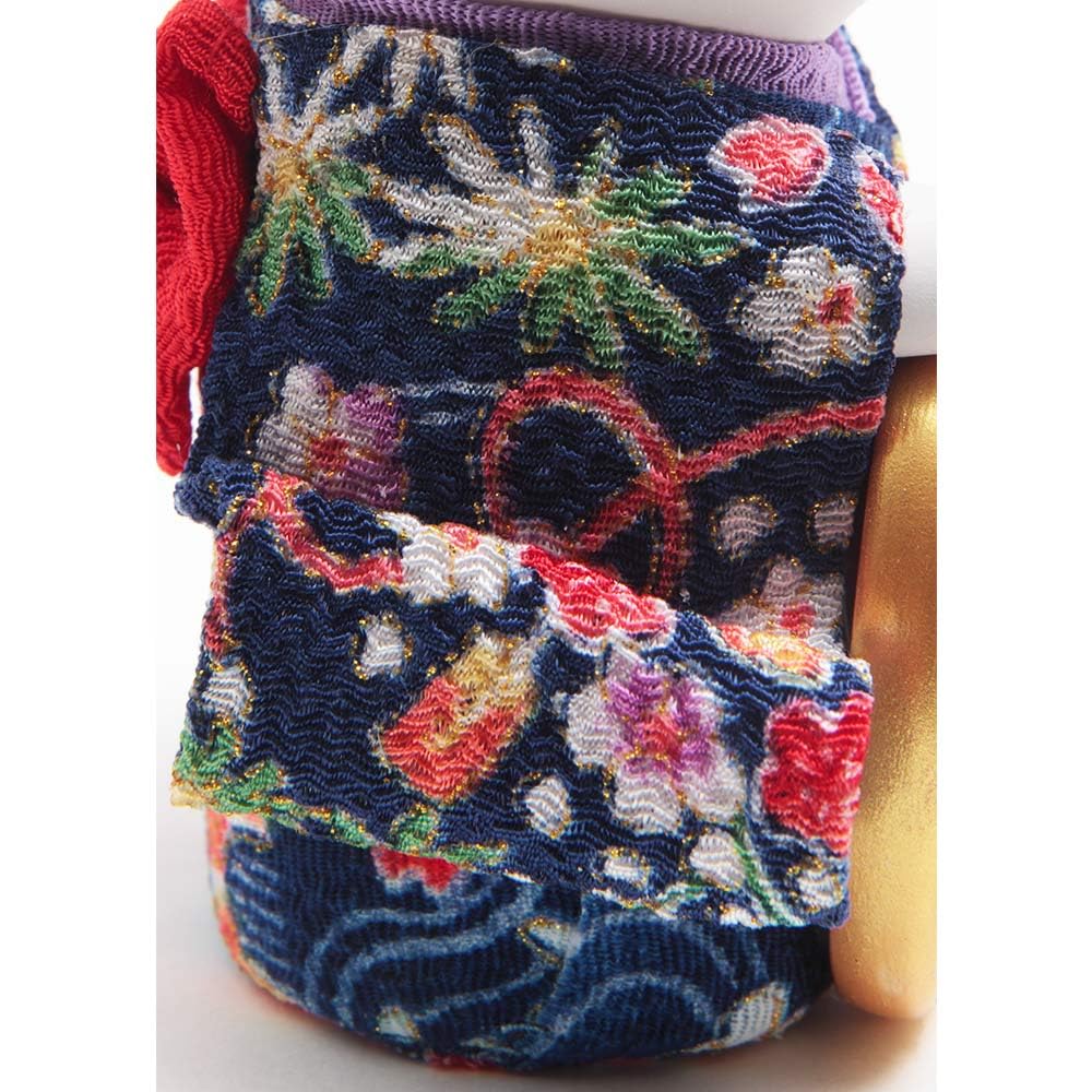 Lucky cat 4.0in Maneki neko dressed in a Traditional Kimono 7418-Z-US