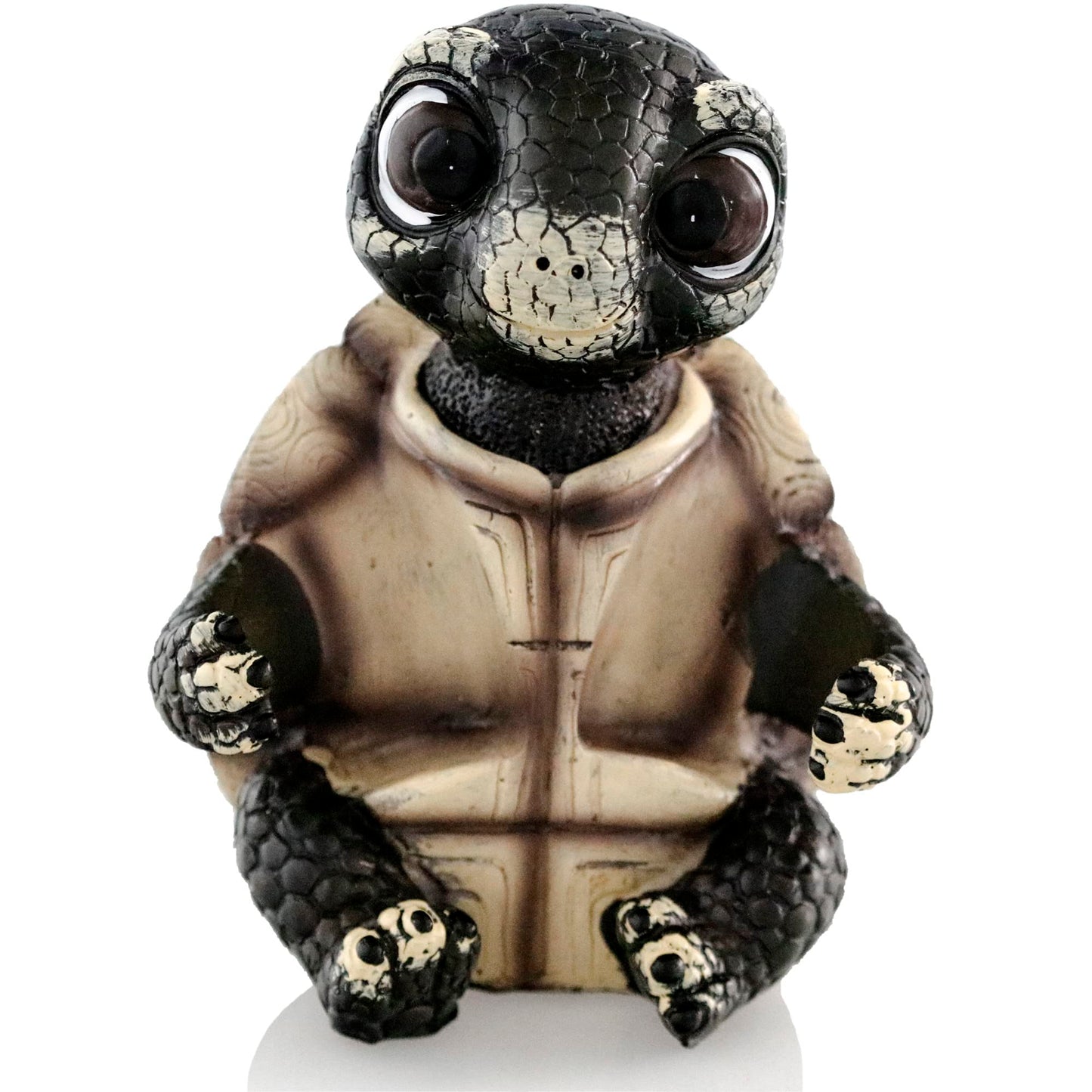 Cute Sea Turtle Salt and Pepper Shaker Holder with Glass Jars – Nautical Resin Spice Caddy for Kitchen Table & Coastal Decor, Cute Farmhouse Kitchen Decor Accent