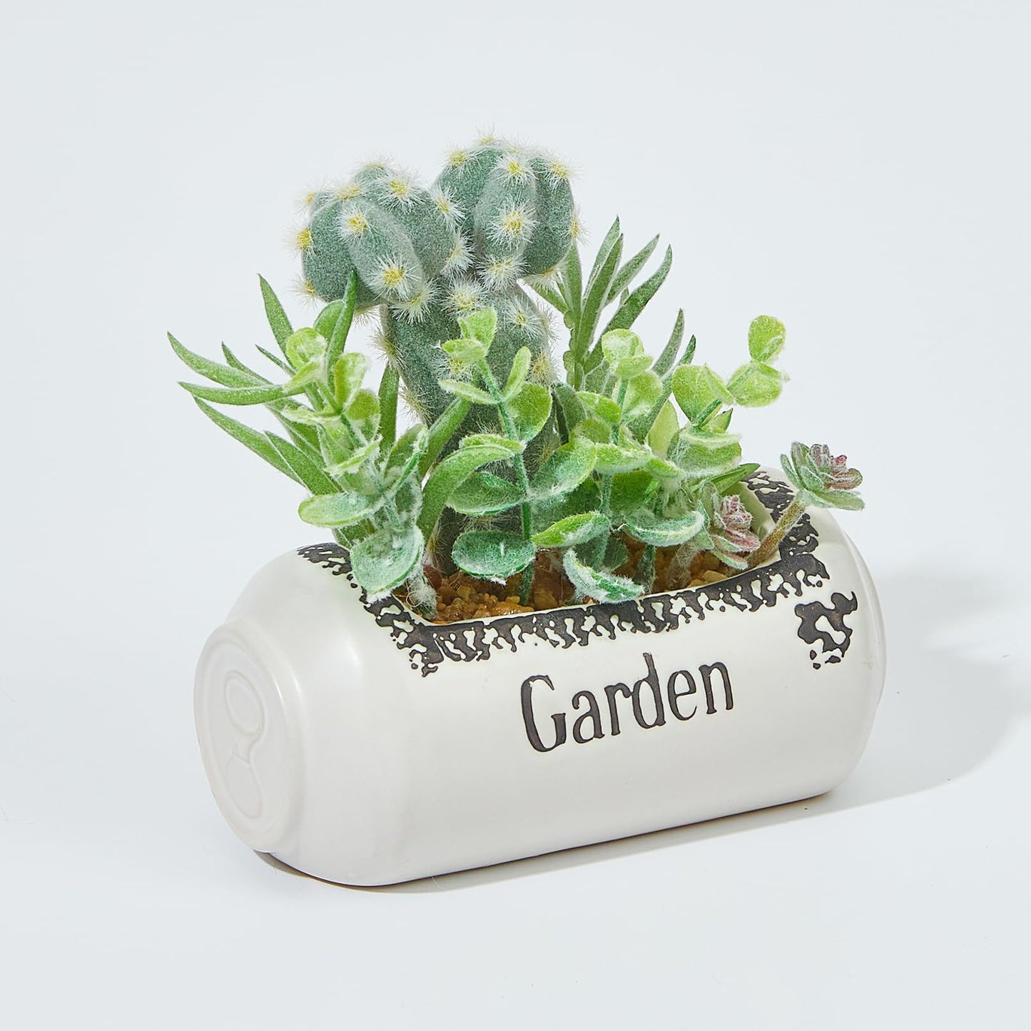 Heleze 10Pcs Artificial Succulents in Pot
