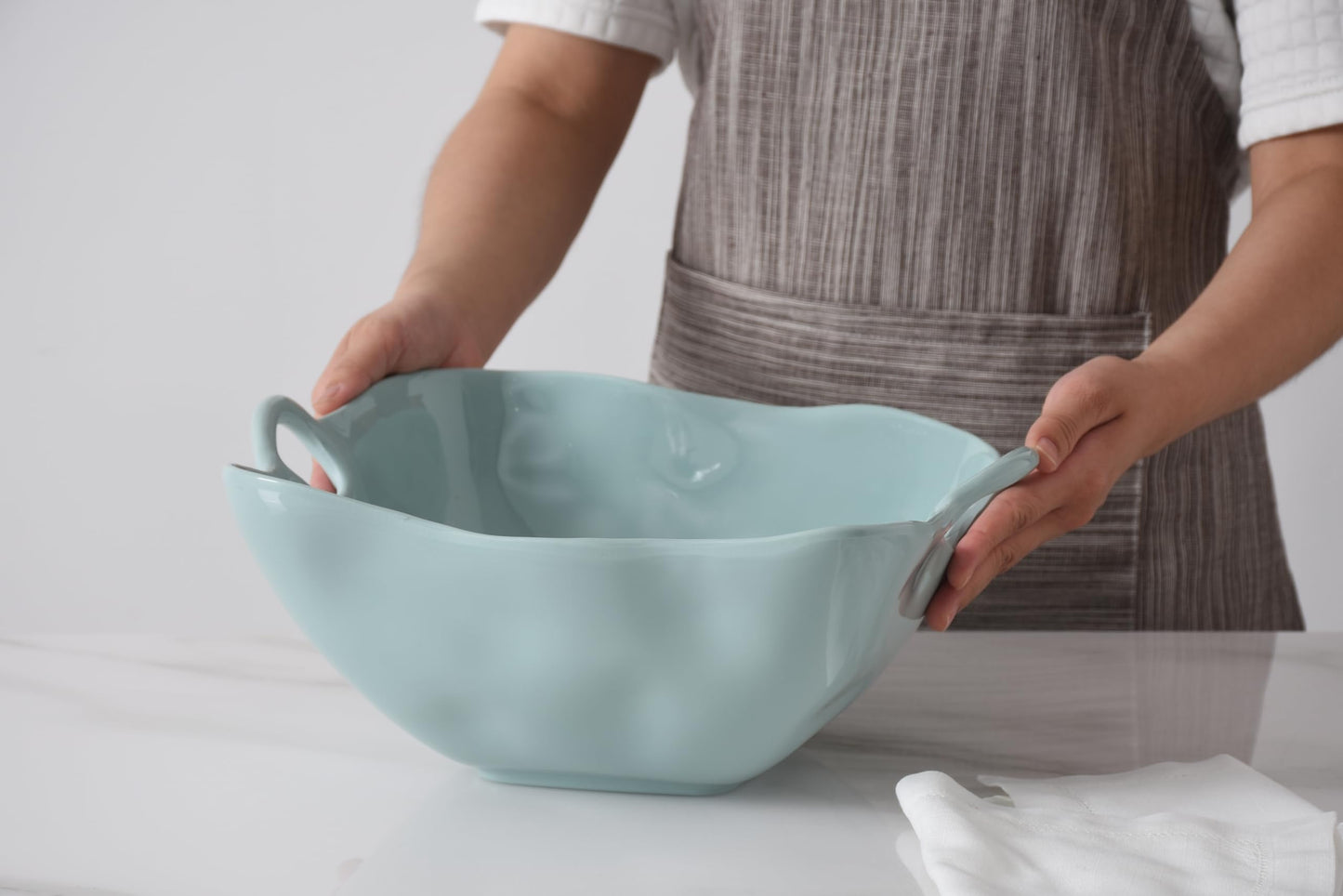 Pampa Bay Extra Large Bowl, Aqua, Serverware, Kitchen, Gift