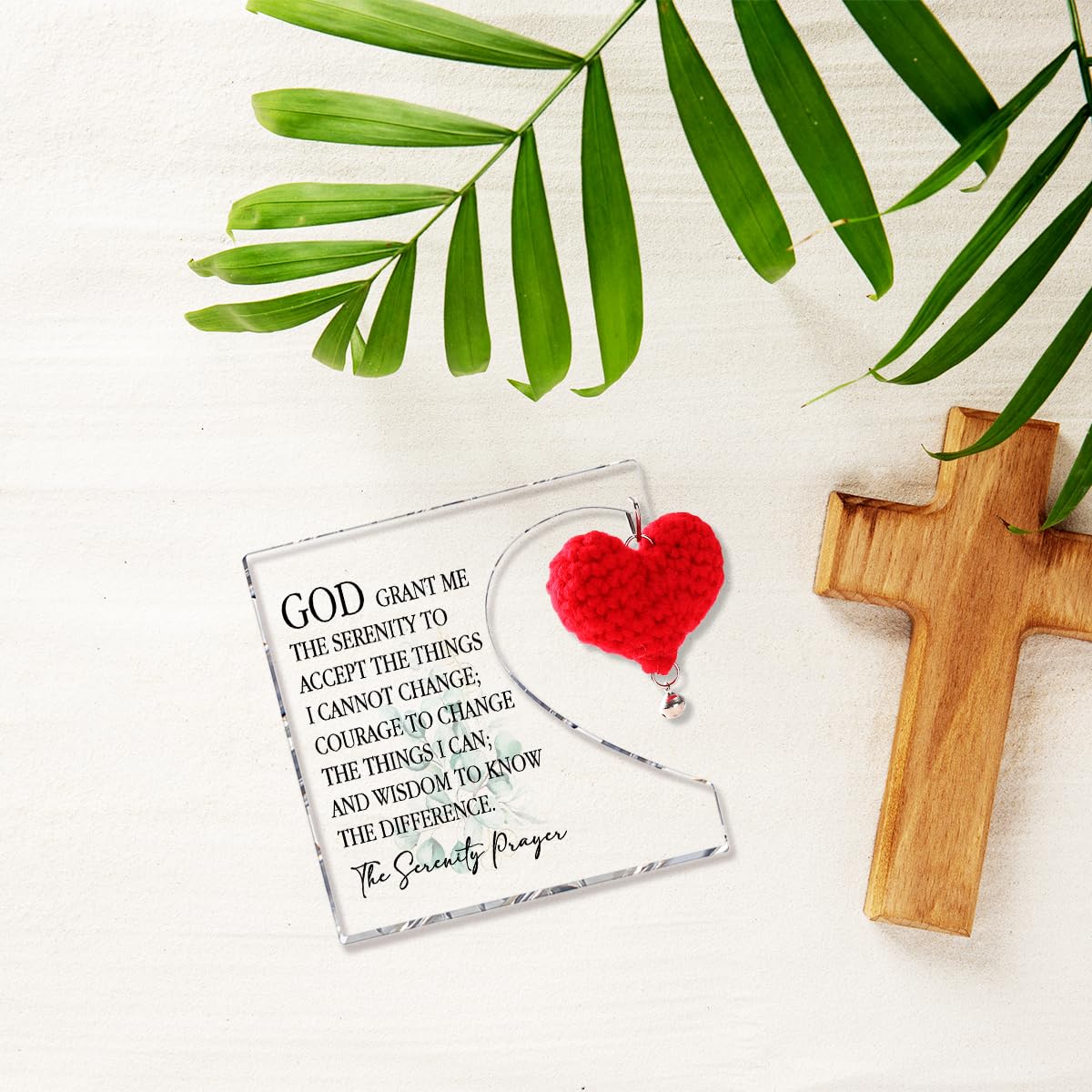 Christian Gifts For Women, God Grant Me The Serenity to Bible Verse Acrylic Plaque Desk Decor, Inspirational Relegious Spiritual Gifts For Christian