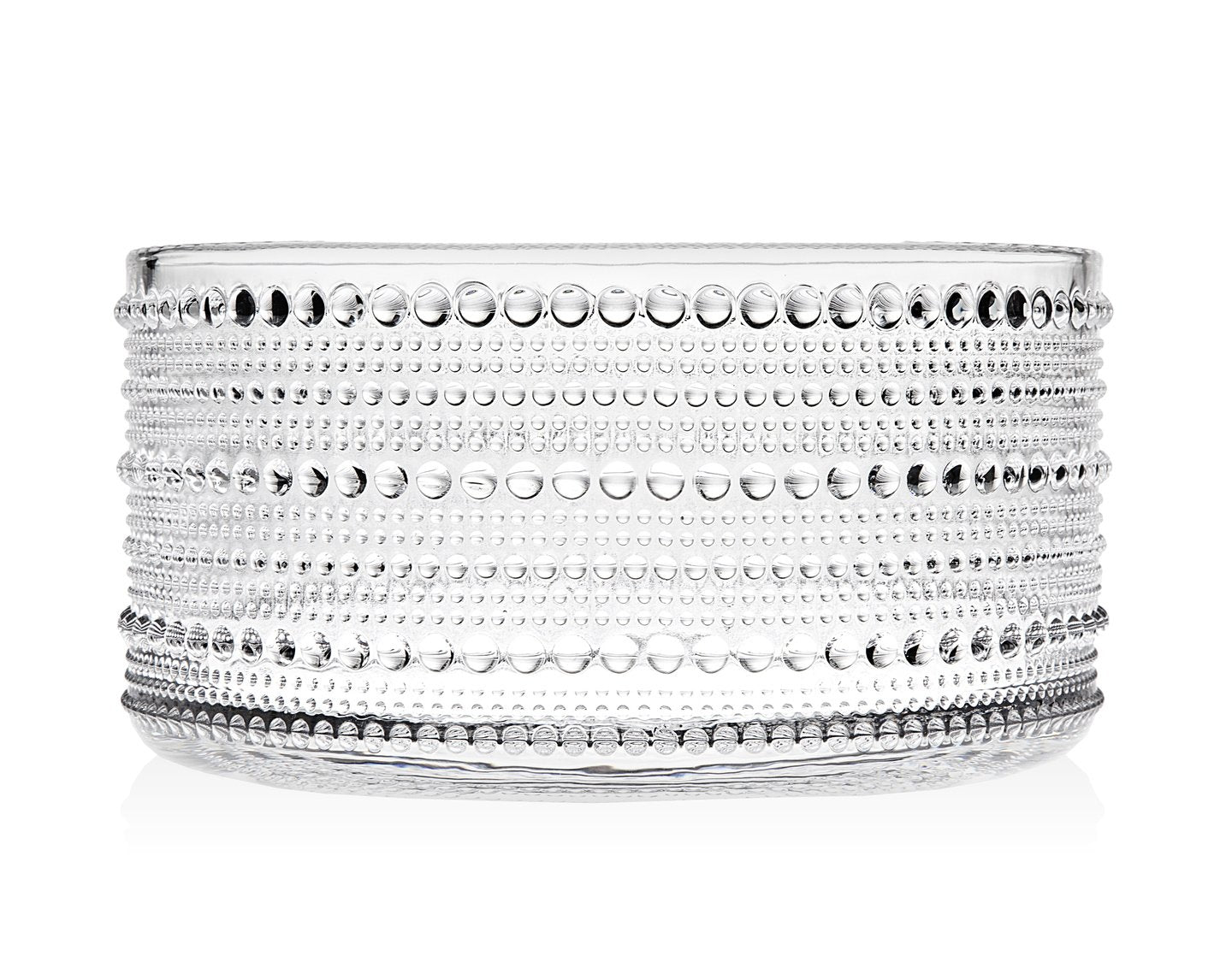 Godinger Serving Bowl, Crystal Glass Salad Bowl - Lumina