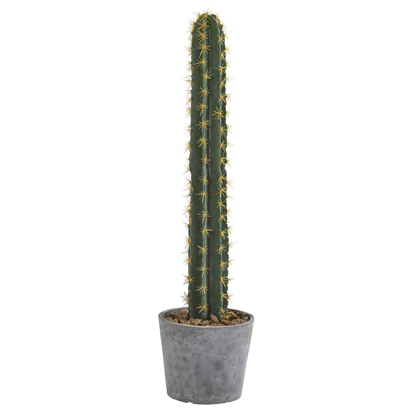 Nearly Natural 41in. Cactus in Stone Planter Artificial Plant