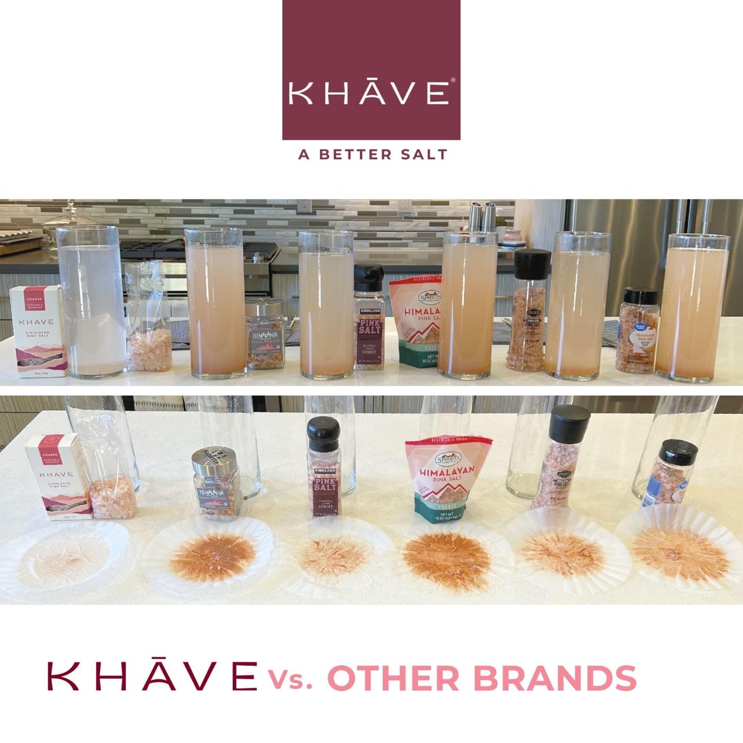 KHAVE Coarse Grain Himalayan Pink Salt - Hand-Picked for Purity | Grinding, Roasting, Brining & Smoking | Grinder Refill | No Additives | 12 oz / 350g