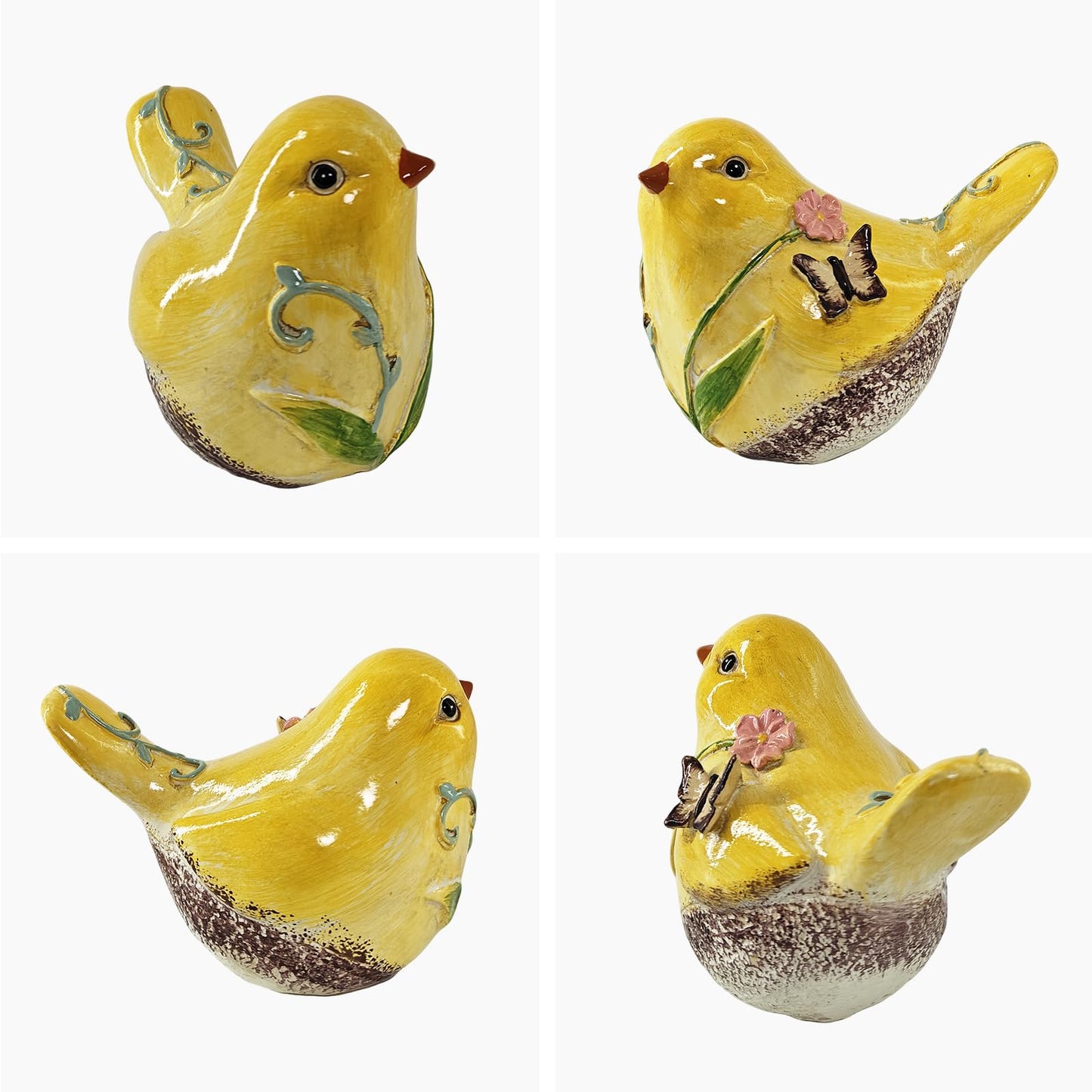 AWAIOY Bird Figurines for Home Decor, Resin Statue Gifts for Bird Lovers